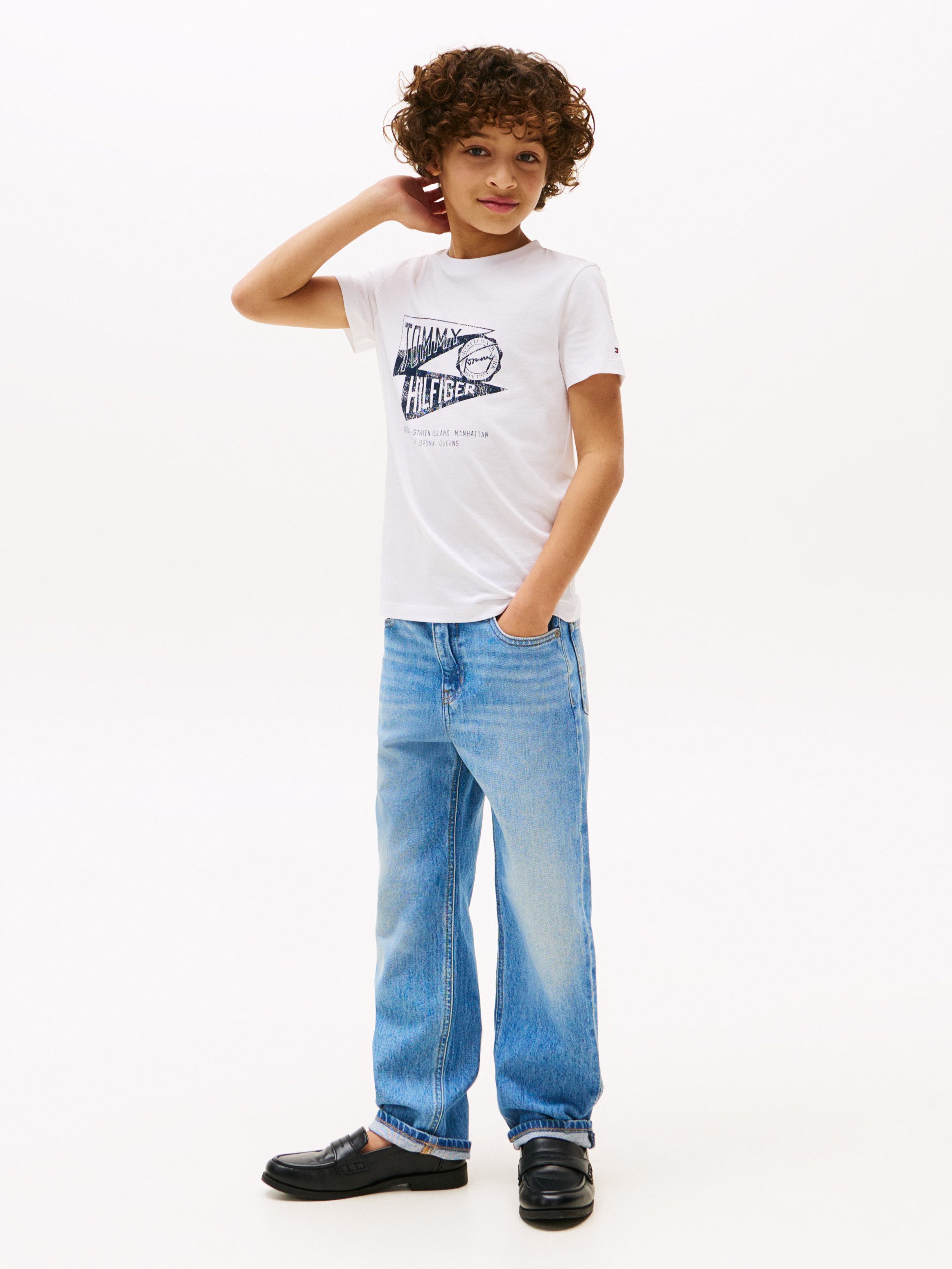 Tommy Hilfiger T-Shirt TEXTURED GRAPHIC PRINT günstig online kaufen