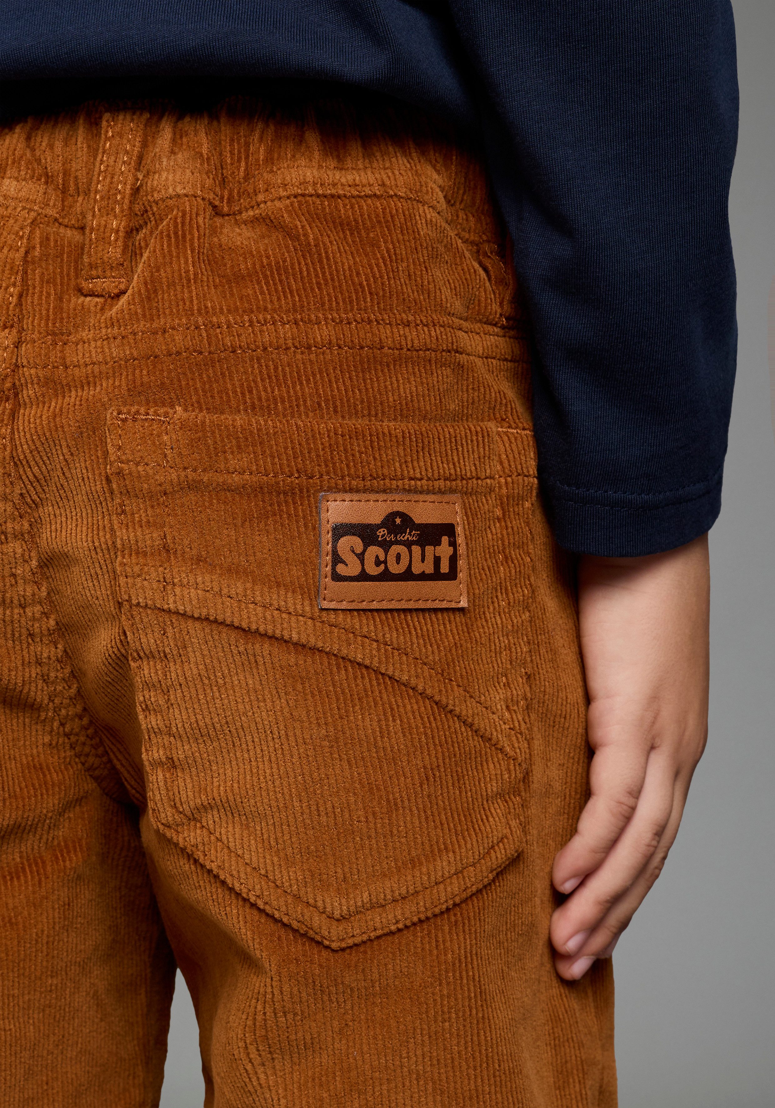 Scout Cordhose Cordhose mit Cargotasche - NEU von SCOUT Cargo-Cordhose in lässige Passform und innenliegendem Gummizug – Bild 3 von 5