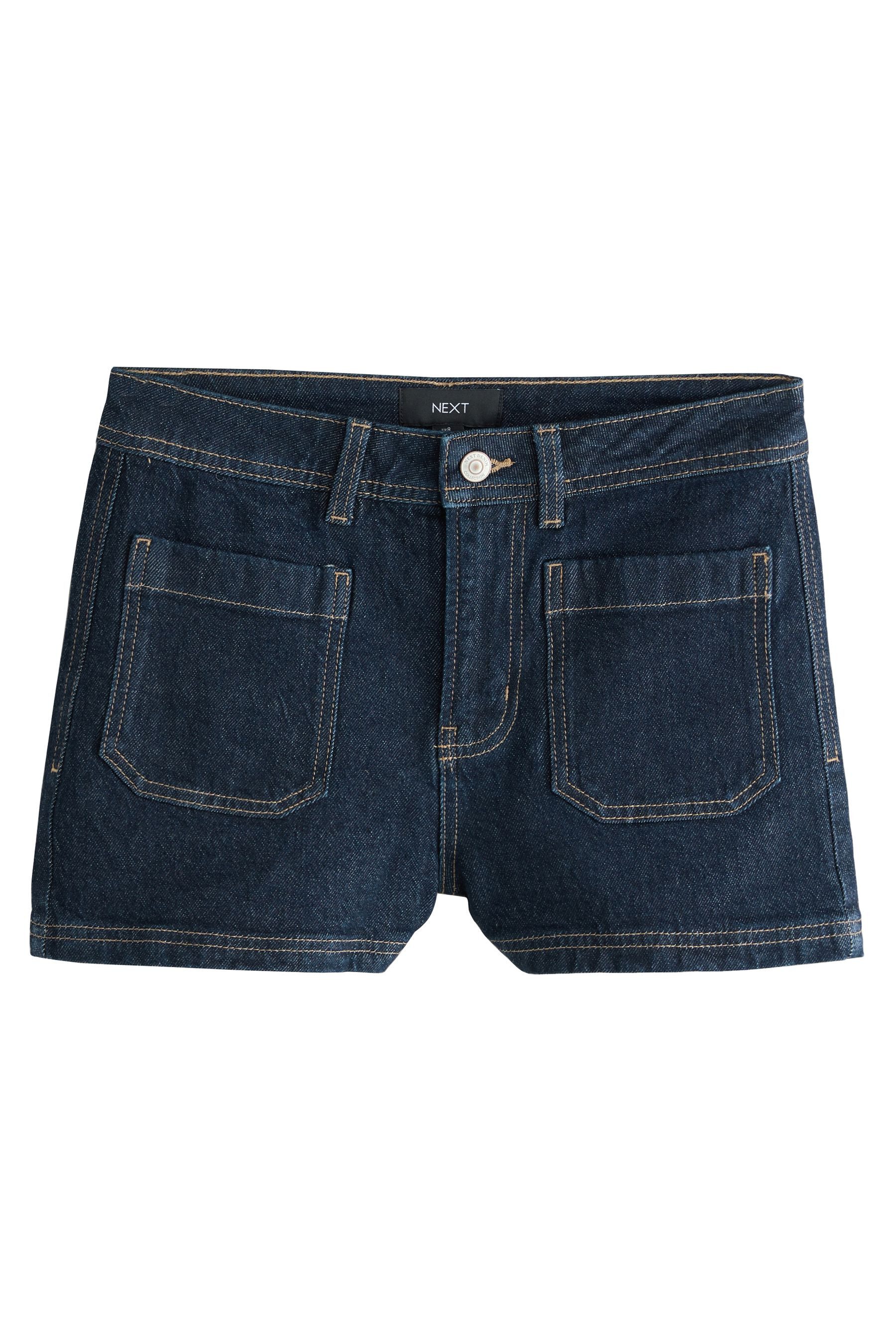 Next Jeansshorts Jeansminirock mit aufgesetzten Taschen (1-tlg)