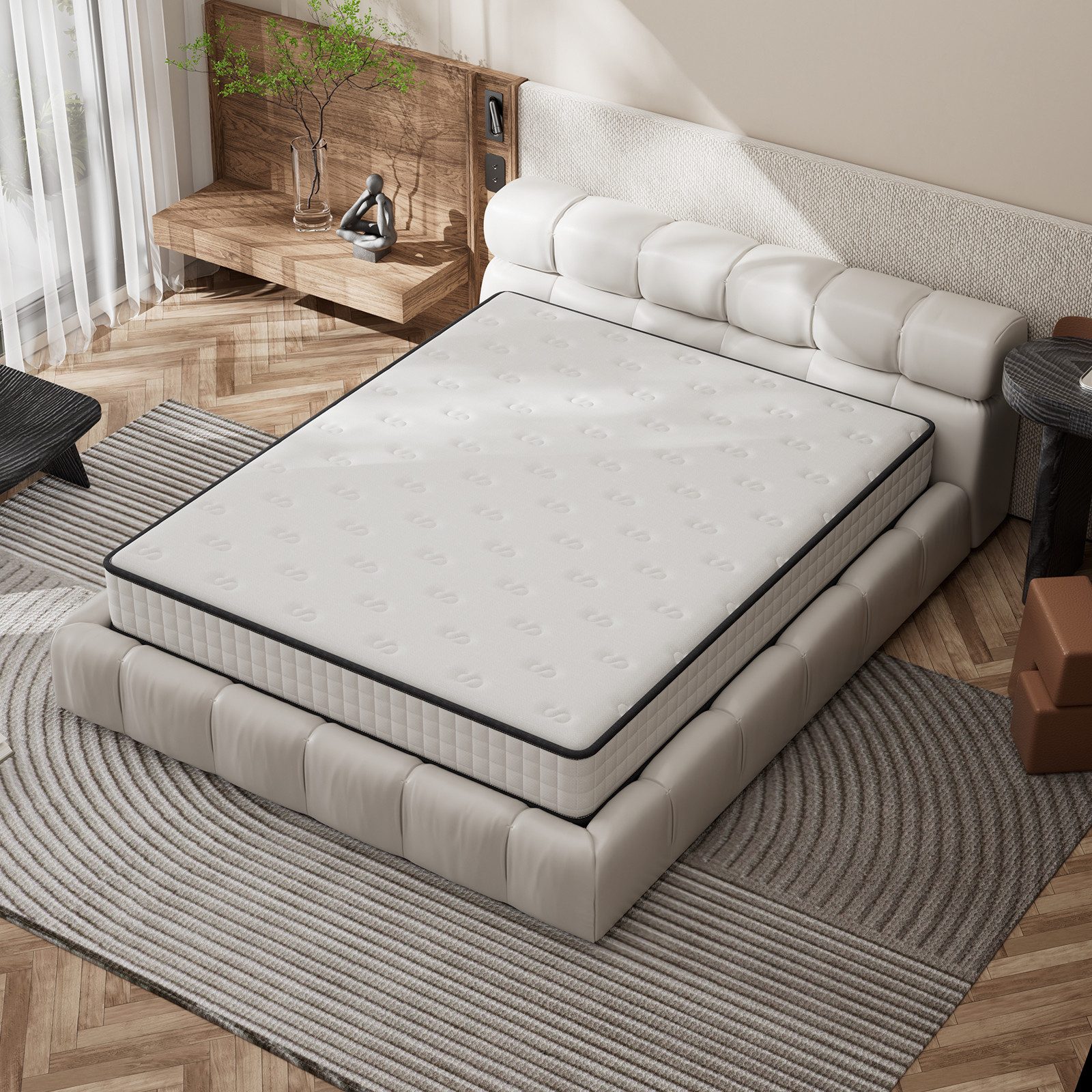 Komfortschaummatratze Memoryschaum Wendematratze, H2/H3, orthopädisch, atmungsaktiv, DEWINNER, 25 cm hoch, 180 x 200 cm, 25 cm hohe Schaumstoffmatratze