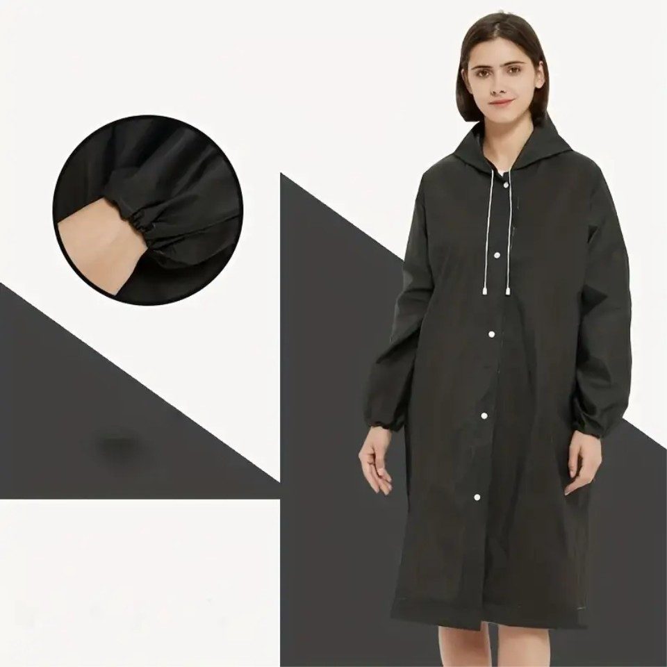 Venicce Love Regenponcho wasserdichter Regenmantel mit Kapuze für Damen, Herren, Jugendliche Wasserabweisend, Wetterfest, Langlebig