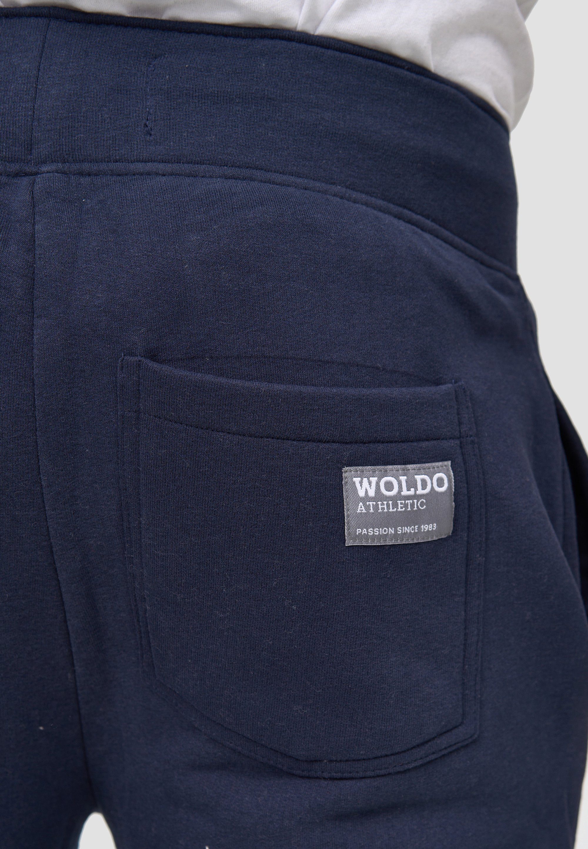 Woldo Athletic Logo Hoodie Hoodie Big grau-blau
