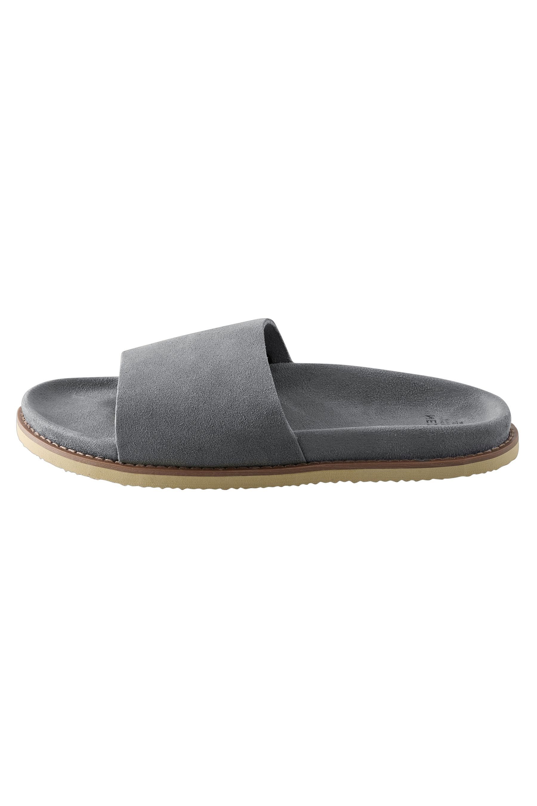 Next Edle Pantoletten aus Veloursleder Badepantolette