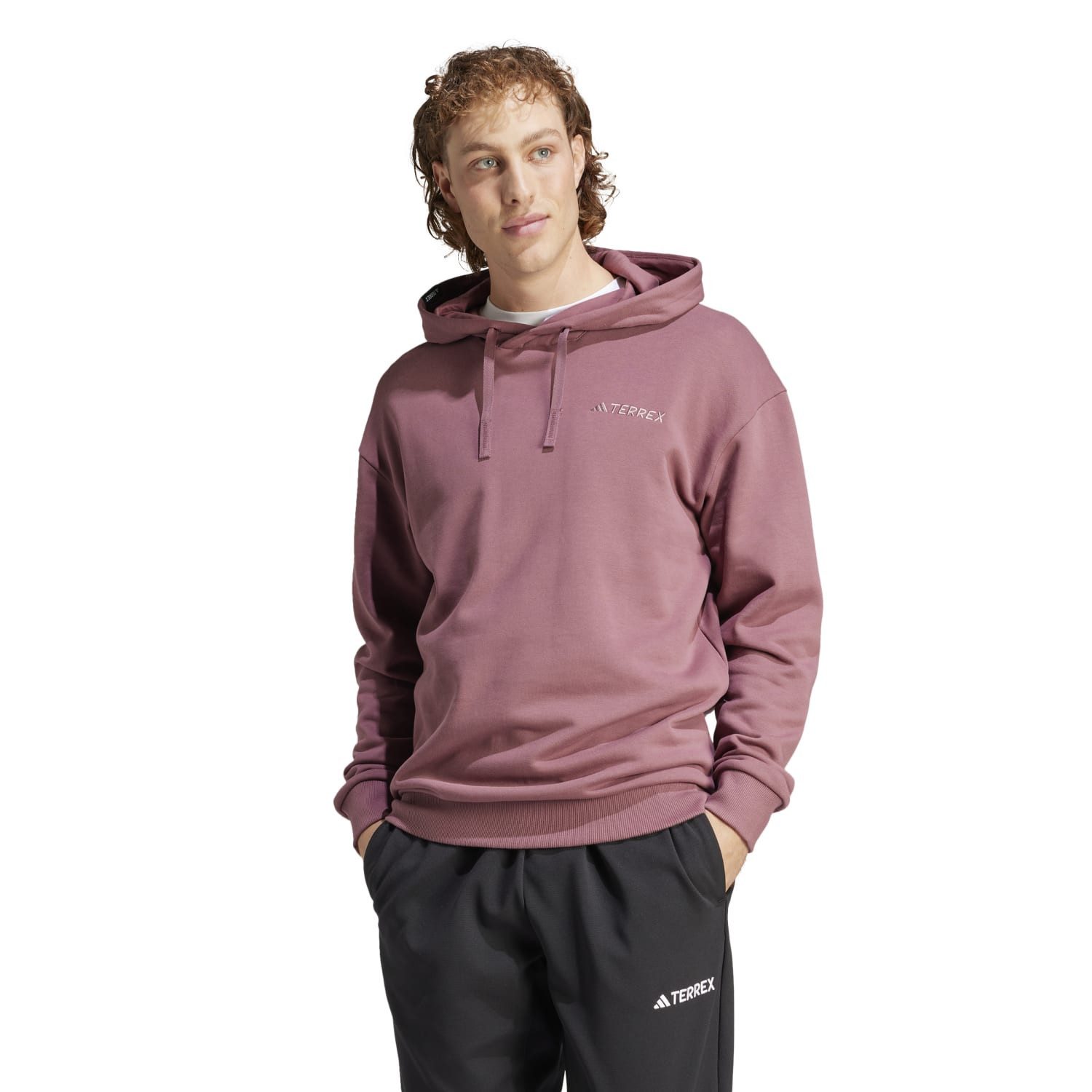 adidas Performance Kapuzenpullover Organiser Logo Hoodie weinrot Herren