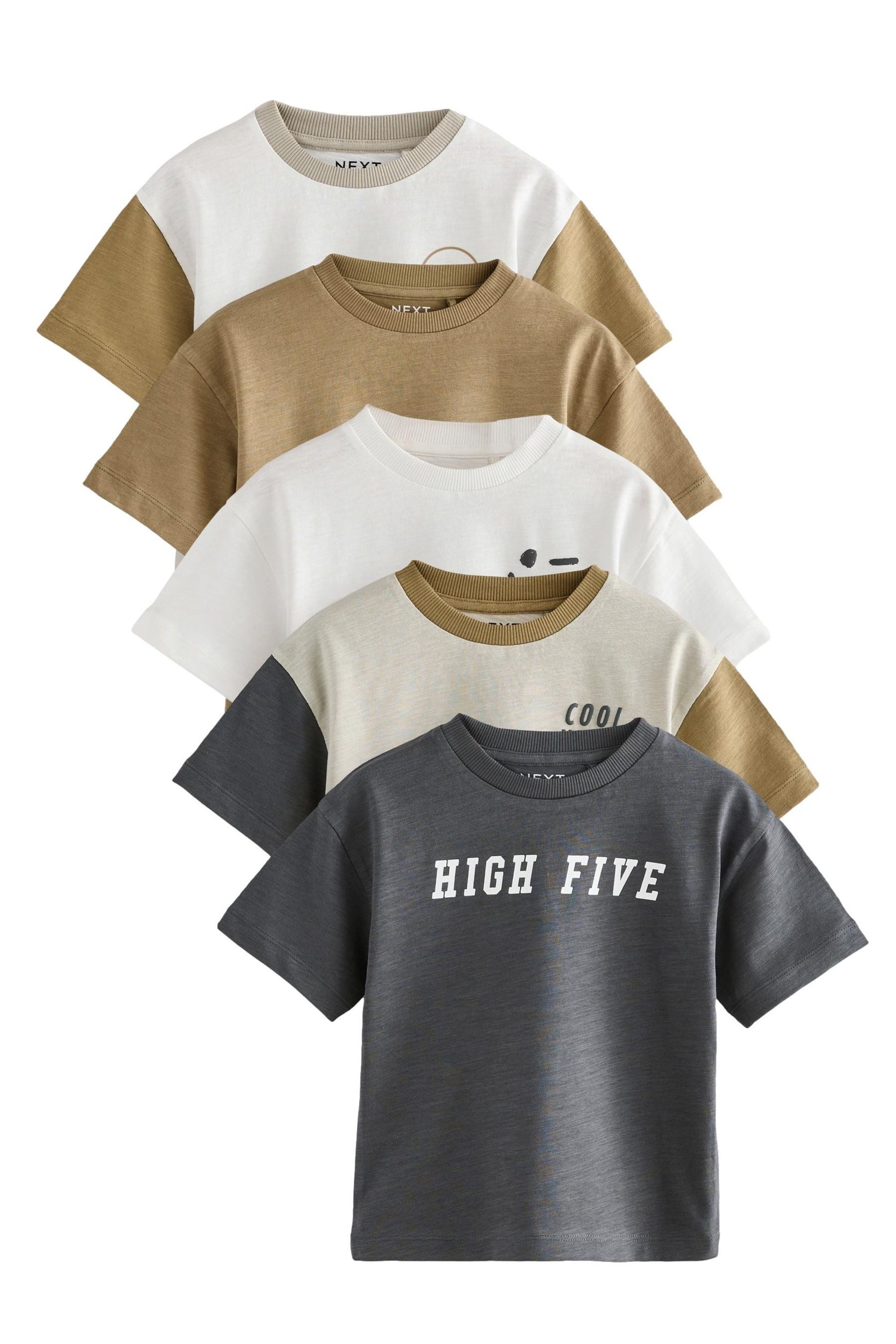 Next T-Shirt Transport Kurzarm-T-Shirt aus Baumwolle, günstig online kaufen