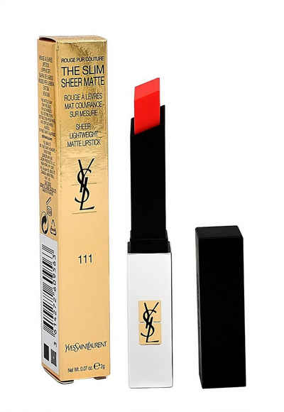 YVES SAINT LAURENT Lippenstift Yves Saint Laurent Rouge Pur Couture The Slim Sheer Matte Lipstick 111