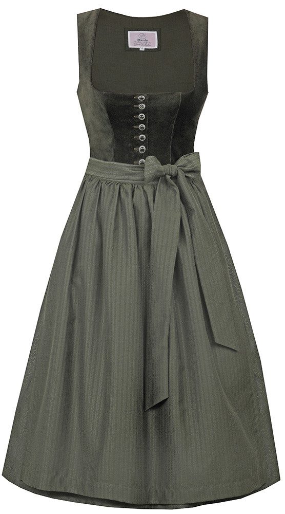 MarJo Dirndl Dirndl Nußdorf 70cm Länge olive günstig online kaufen