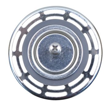 Blanco Abfluss-Siebkörbchen Siebkorb 119145, Metall / Kunststoff, 3,5 Zoll mit 20 Ablaufschlitzen für Exzenterbedienung Spülbecken