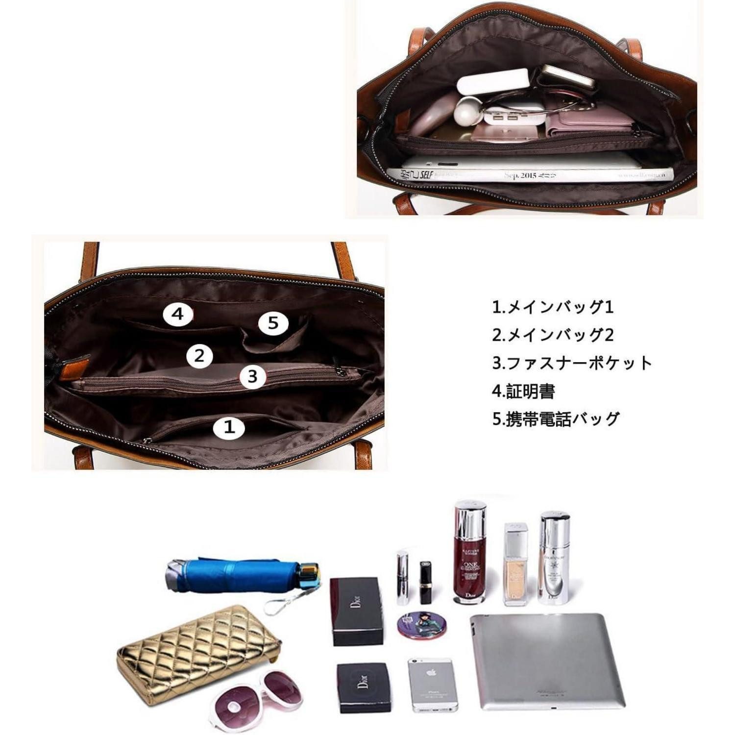LuxusKollektion Shopper Damen Groß Shopper Tasche PU-Leder Schulterriemen Eimer Umhängetasche