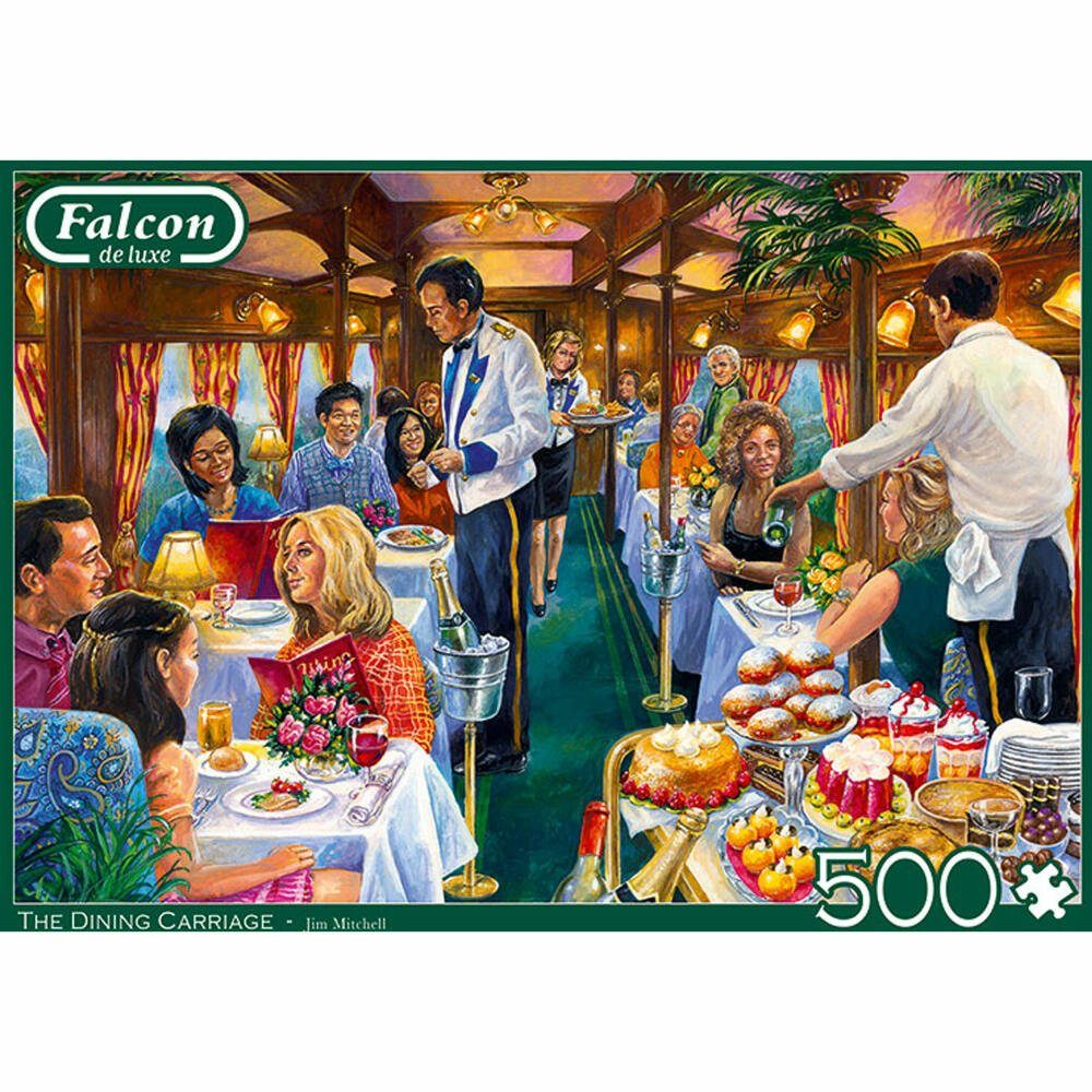 Puzzleteile Teile, Carriage Puzzle Jumbo Spiele 500 Dining The Falcon 500