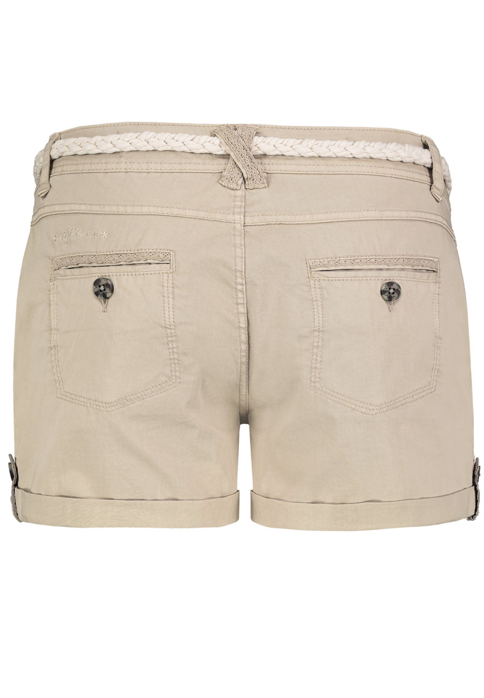 Eight2Nine Bermudas Short Bermuda kurze Hose Sommer Chino Shorts stoff Hotpants mit Gürtel – Bild 5 von 5