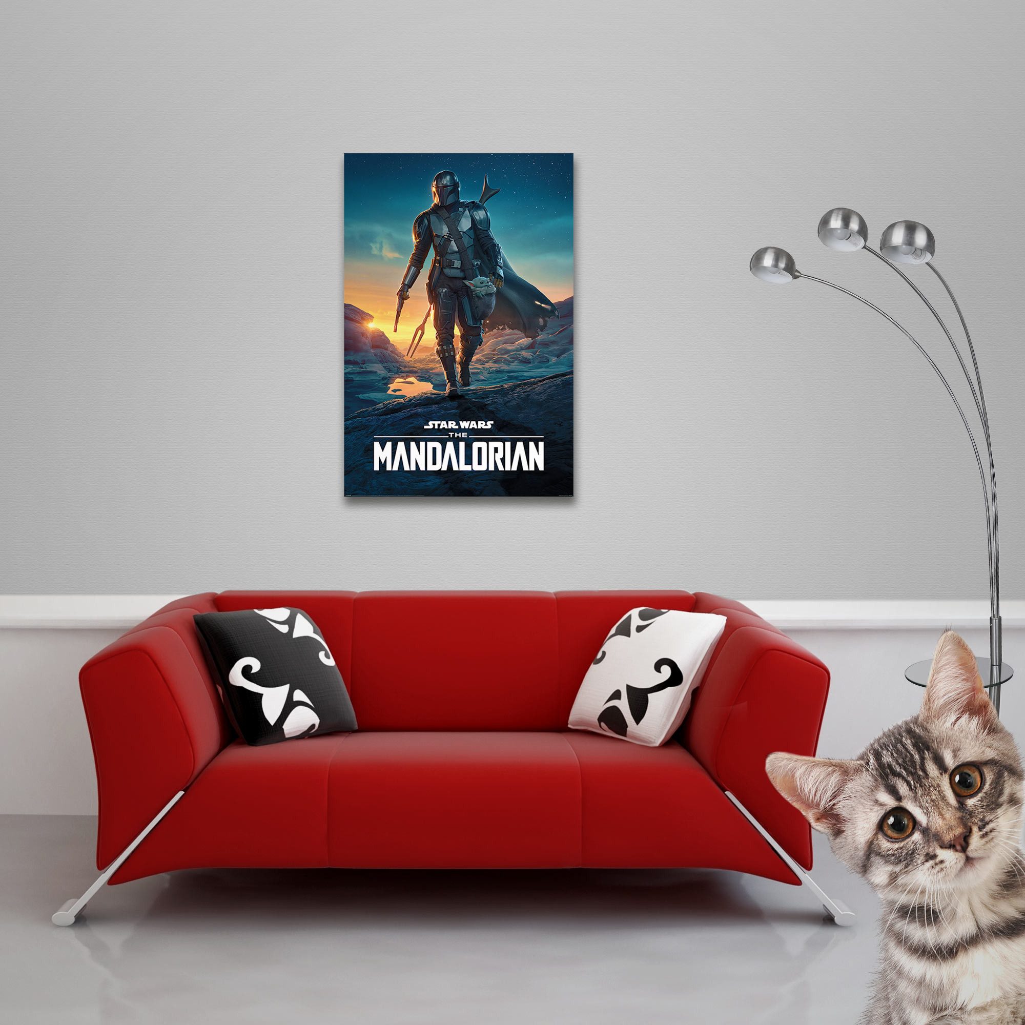 Poster Star Wars - Poster - The Mandalorian - Nightfall + Zusatzartikel günstig online kaufen