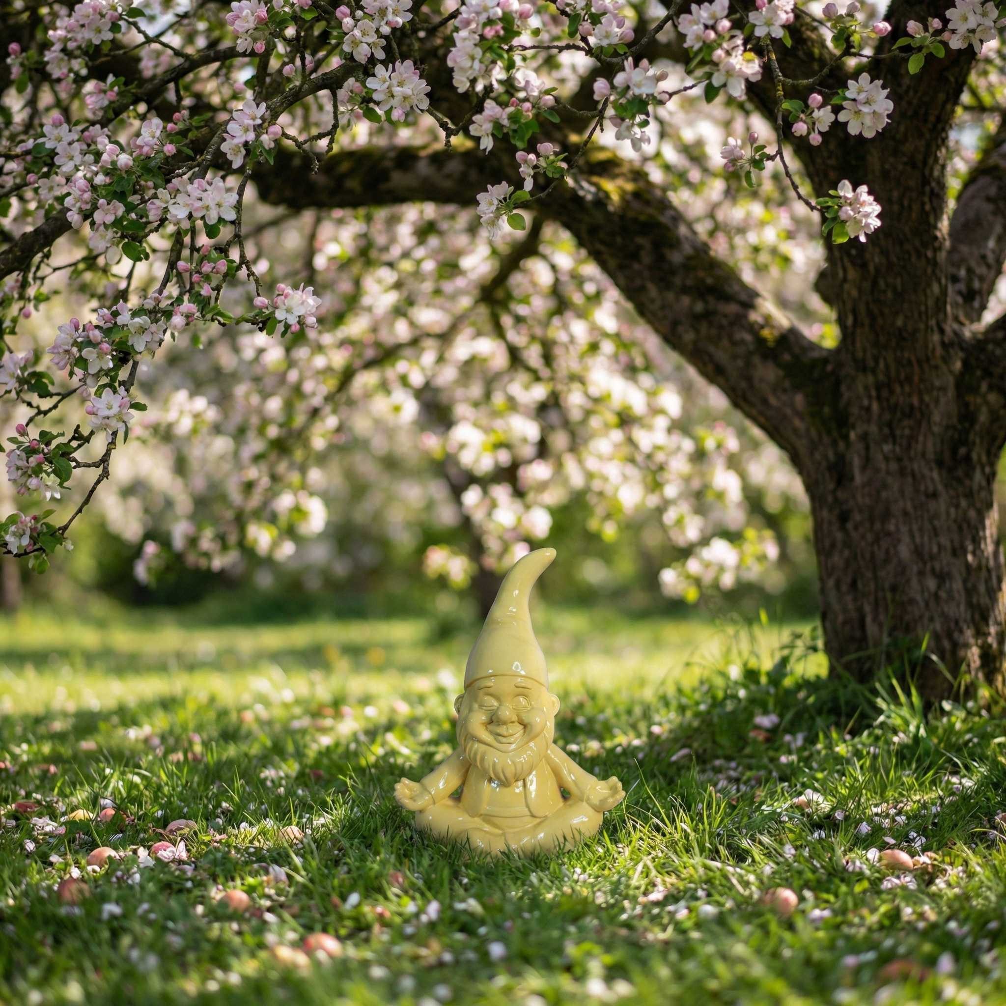 colourliving Gartenzwerg GartenPoser Yoga-Gartenzwerg »ZenPoser«, in 2 Größen & 6 Farben, (1 St), Wähle einfach deine Lieblingsfarbe und die passende Größe aus!