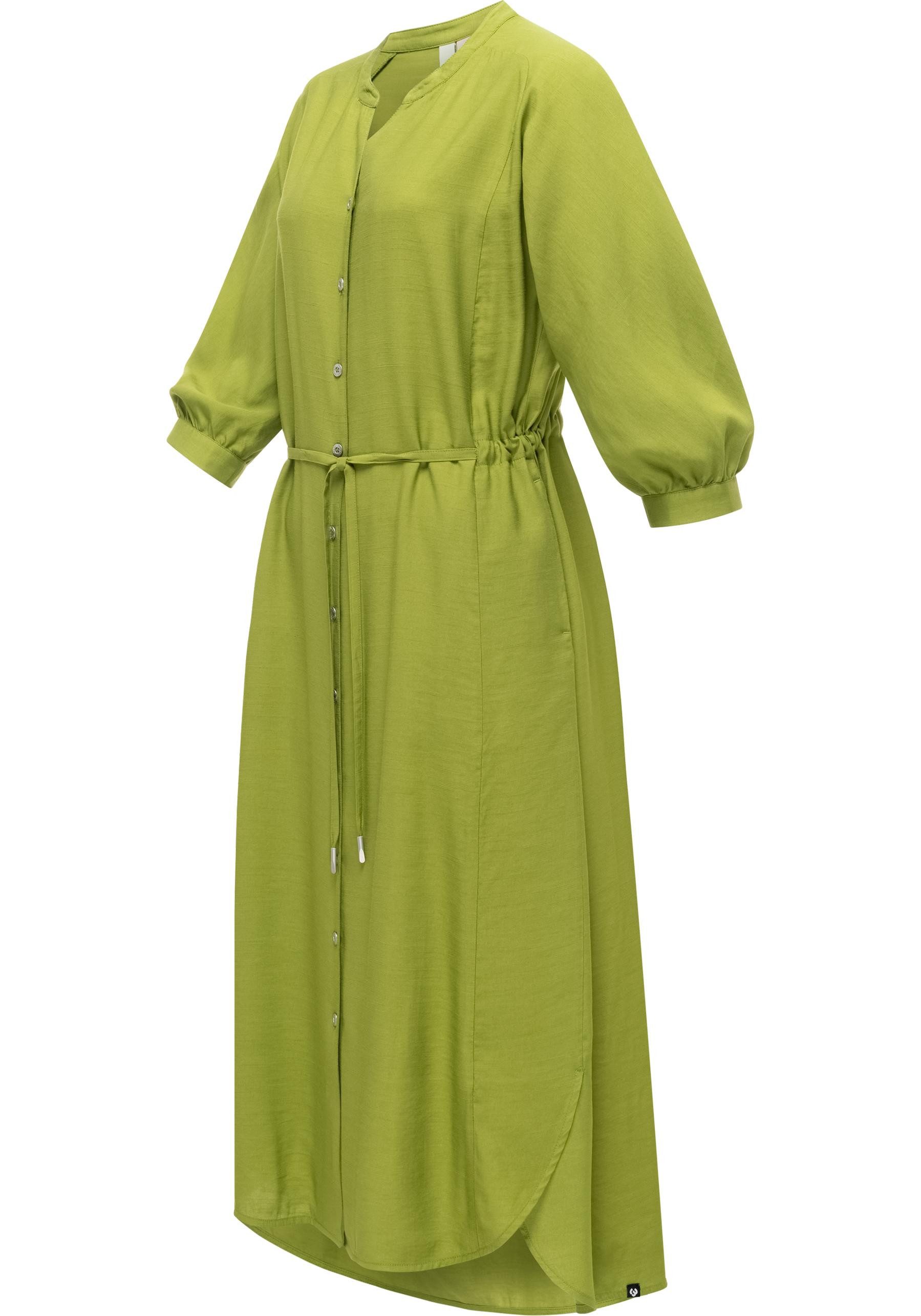 Ragwear Blusenkleid Trea Dress Modisches Damenkleid mit Taillengürtel