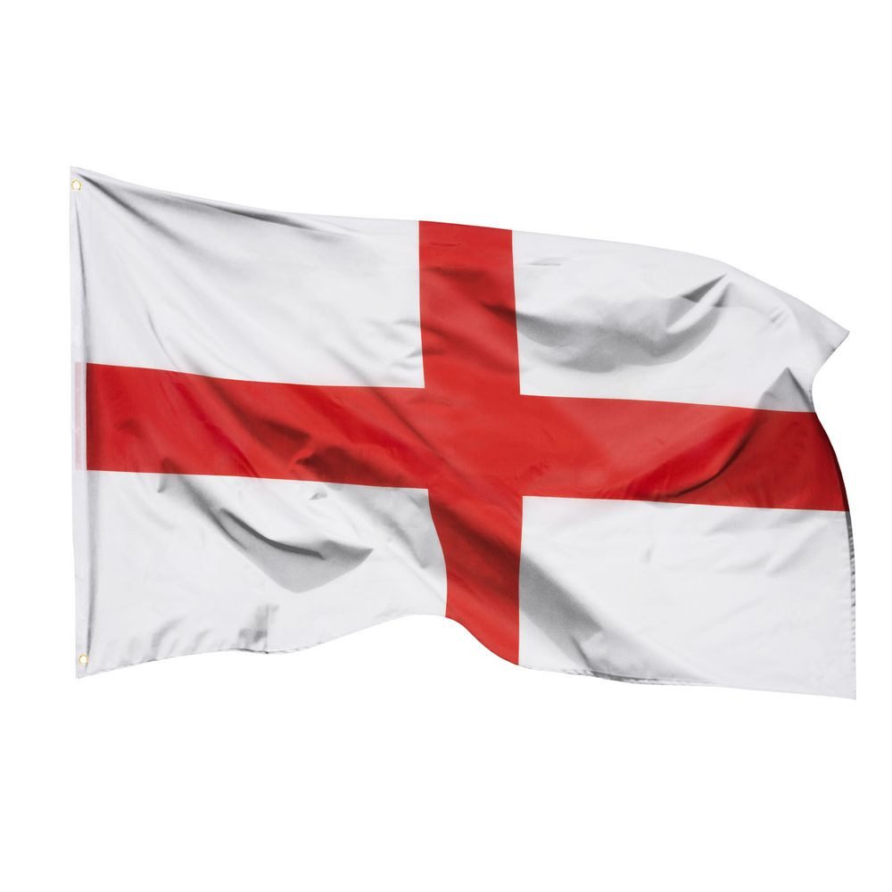 PHENO FLAGS Flagge England Flagge 90 x 150 cm Englische Fahne Nationalfahne (Hissflagge für Fahnenmast), Inkl. 2 Messing Ösen