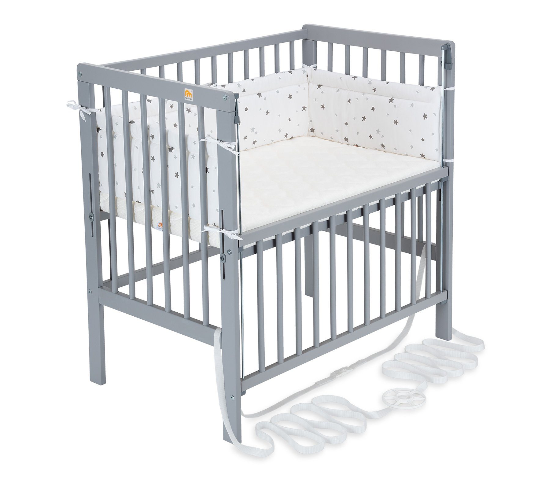Beistellbett Flex grau