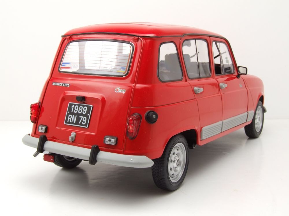 Solido Modellauto Renault 4 L GTL rot, Maßstab 1:12