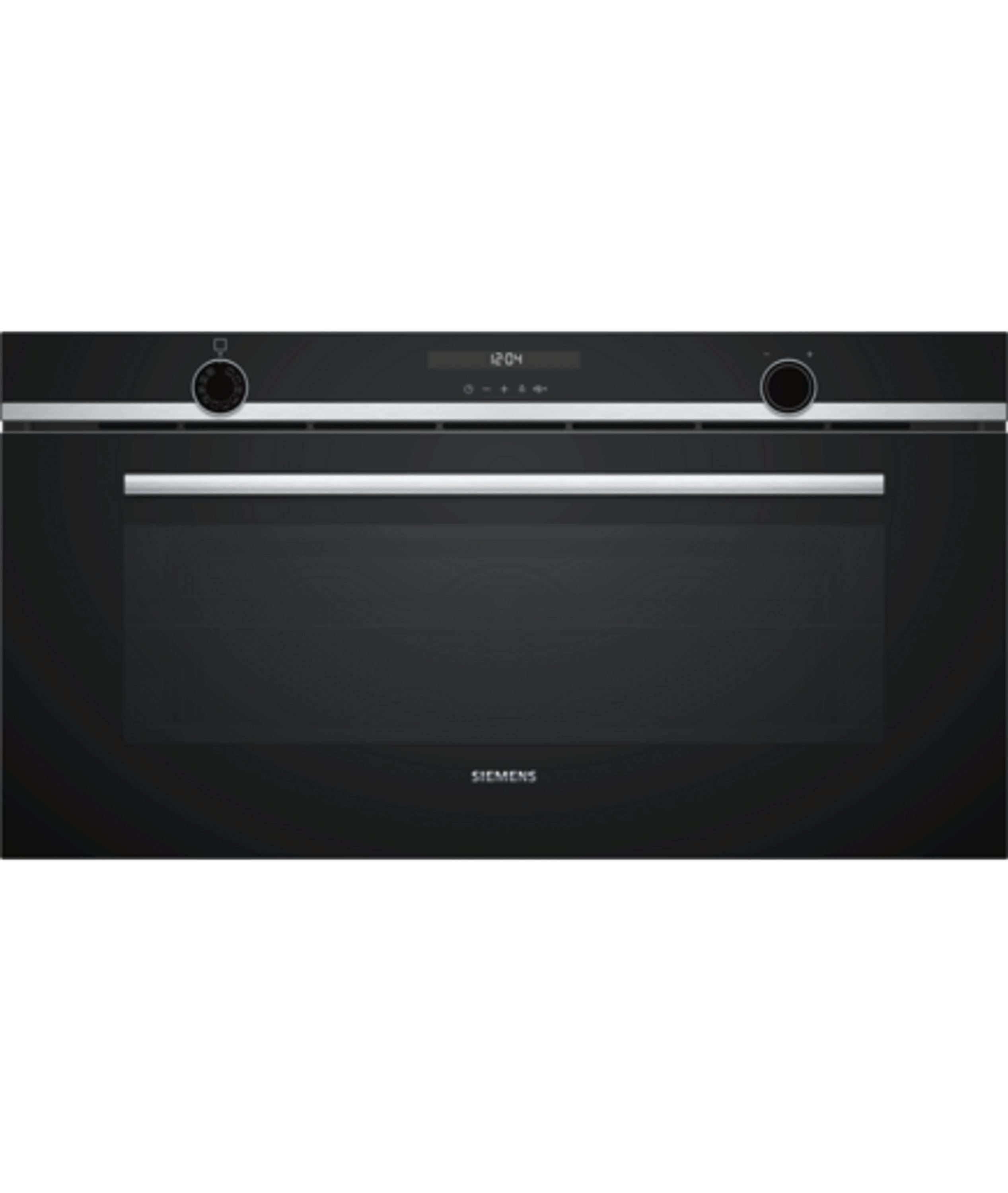 SIEMENS Einbaubackofen iQ500 VB558C0S0, mit Flexibel platzierbare Teleskopschienen, extra breit, extra viel Platz 85 Liter