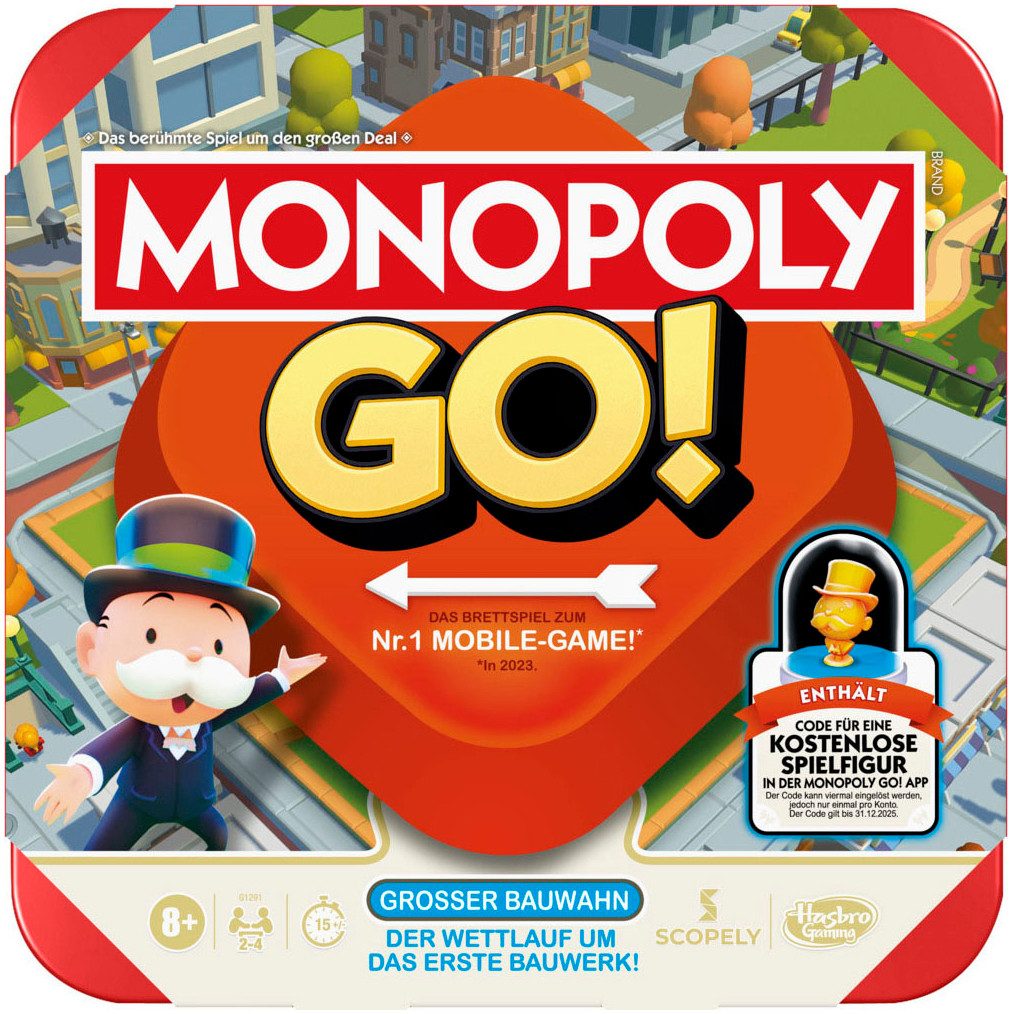 Hasbro Spiel Monopoly GO!, Familienspiel