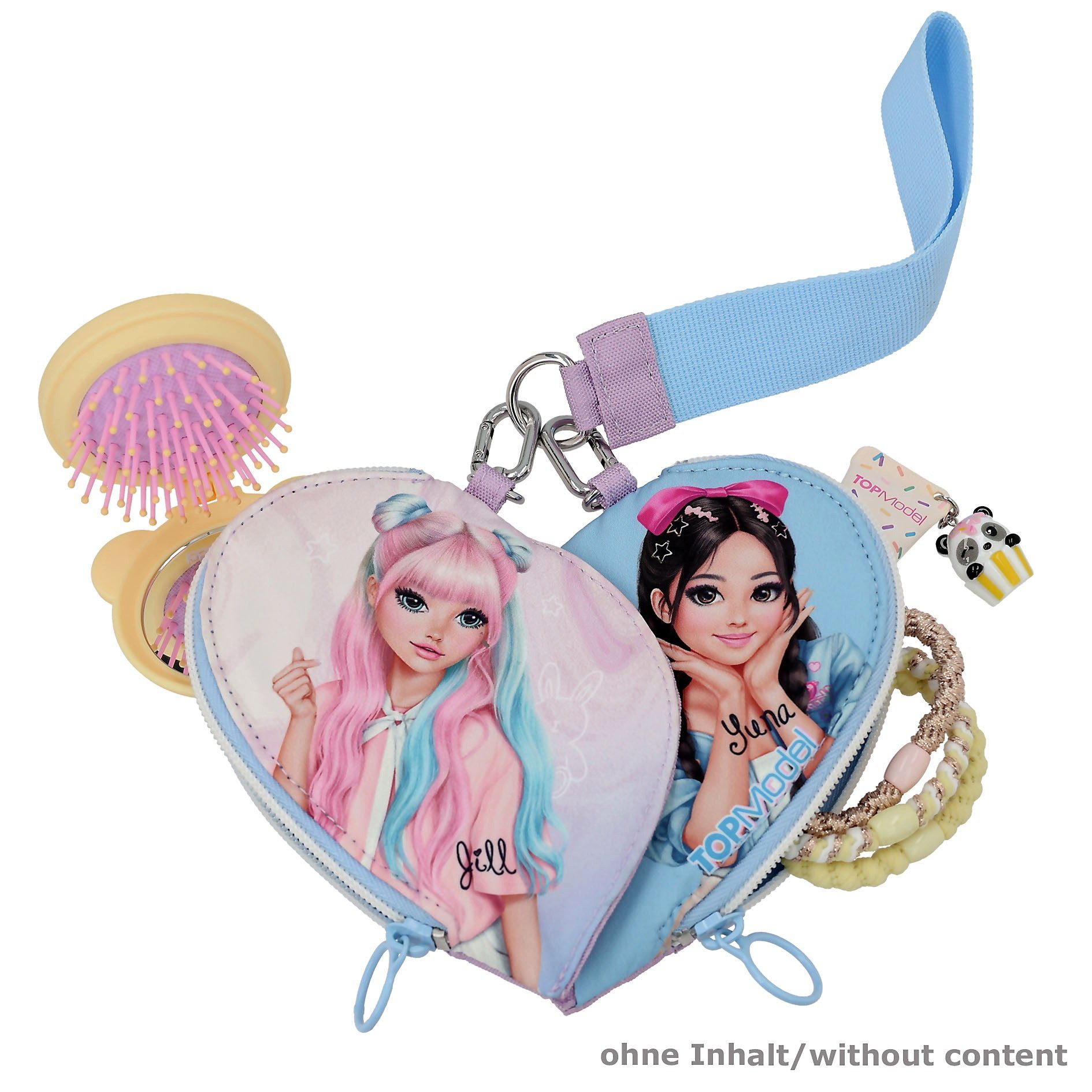 Depesche Spiel TOPModel Handgelenktasche Herz MODERN GIRLY – 2-in-1