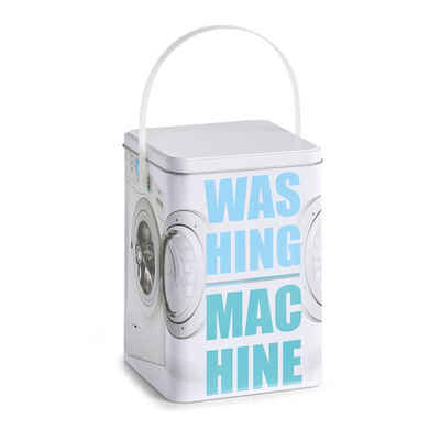 HTI-Living Aufbewahrungsbox Waschpulver-Box, Metall "Washing Machine" (Stück, 1 St., 1 Dose), Waschmittelbox