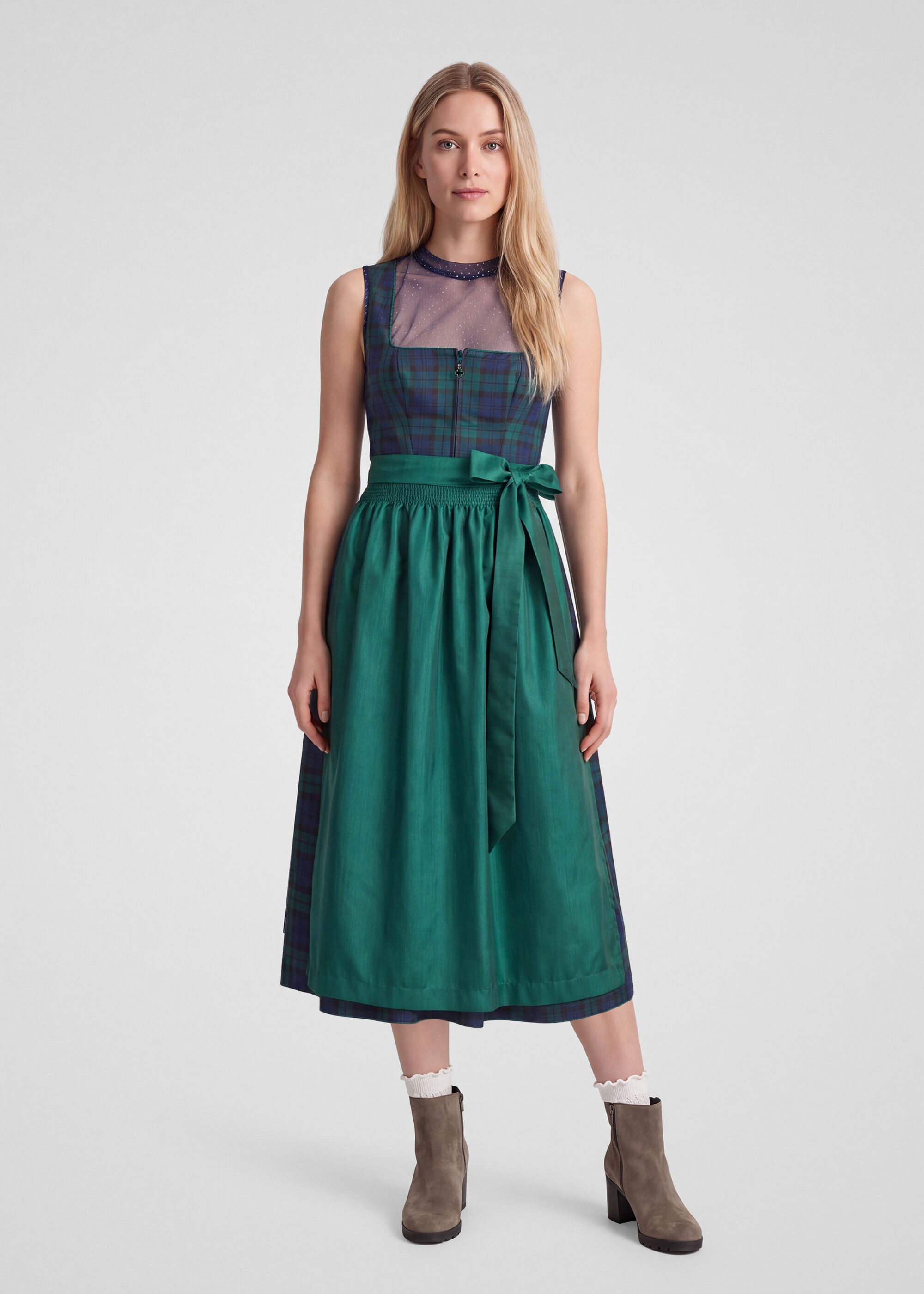 Spieth & Wensky Dirndl Korsika in Midilänge