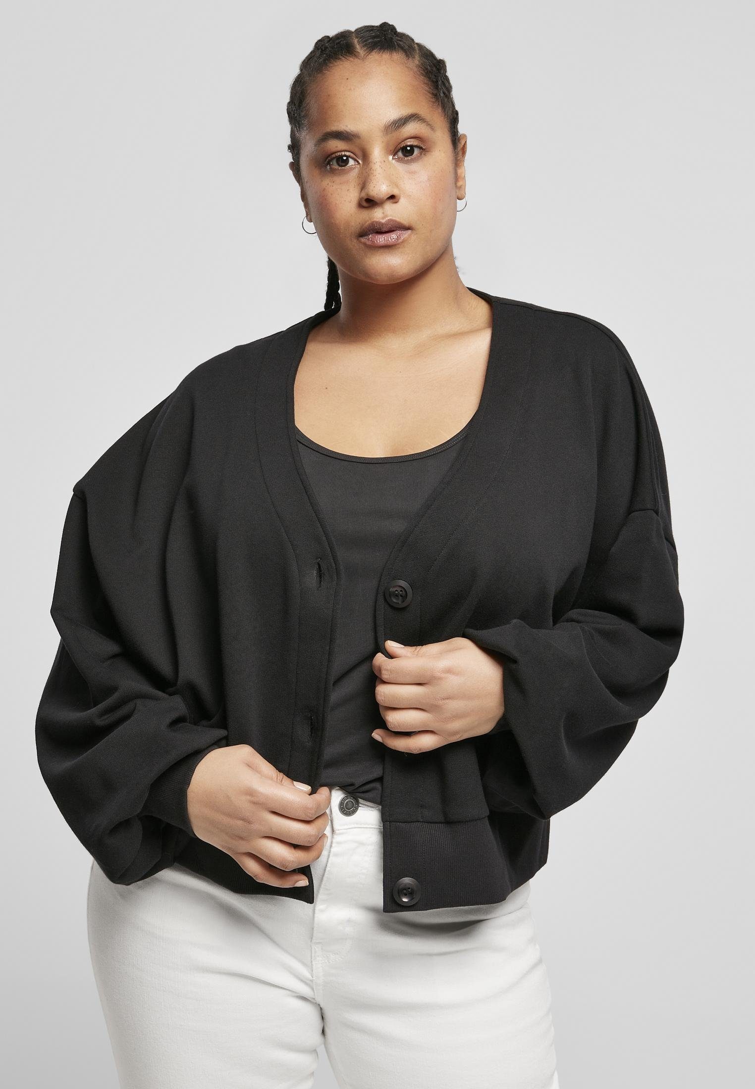 URBAN CLASSICS Cardigan Ladies Organic Oversized Short Terry Cardigan XS bis 5XL