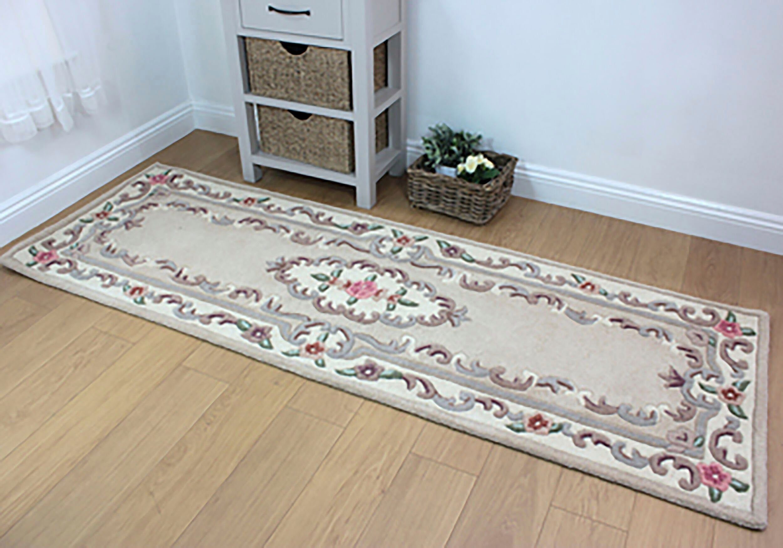 RUGS, mm 10 Aubusson, rechteckig, natur Läufer Höhe: FLAIR