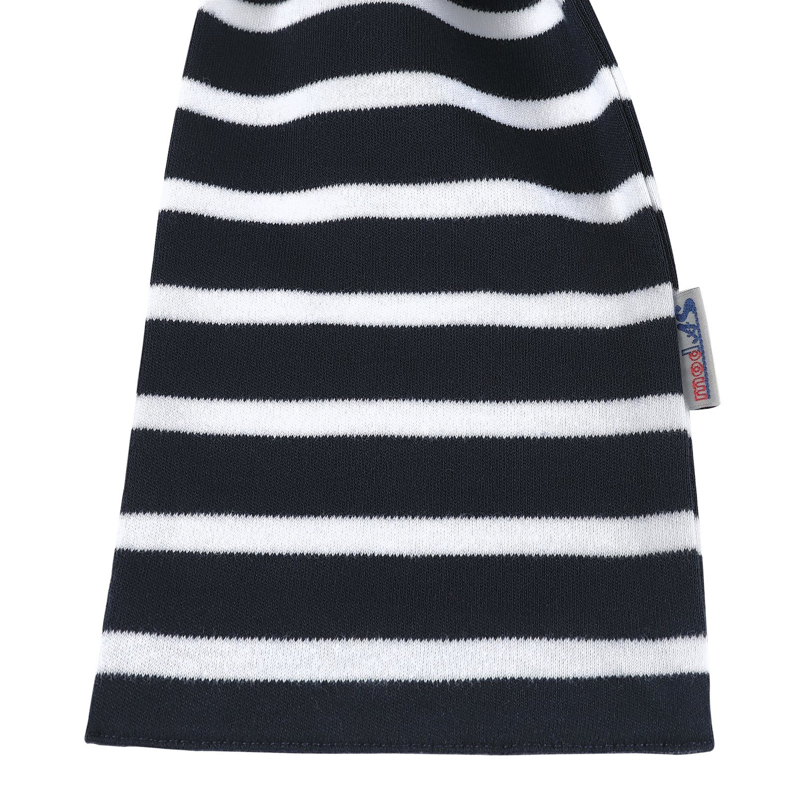modAS Schal Unisex Bretonischer Schal mit Streifen und Uni - Herren Damen Kinder, Doppellagig aus Baumwolle, angenehmes Tragegefühl, Maritime Eleganz – Bild 4 von 4