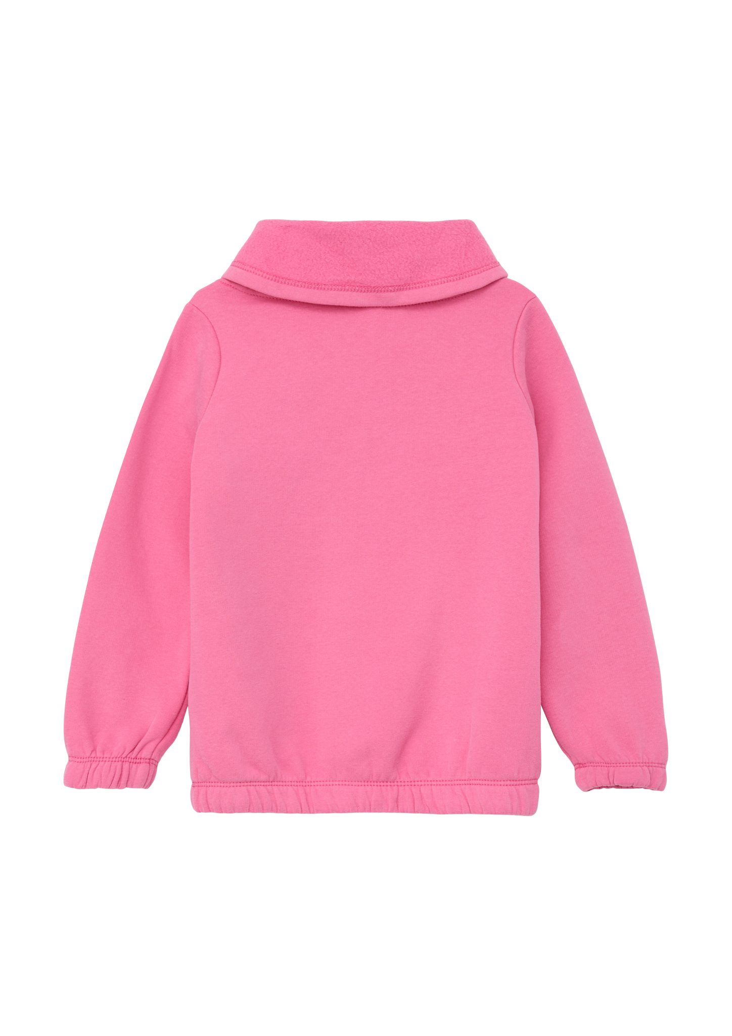 Schalkragen Sweatshirt pink Sweatshirt s.Oliver mit