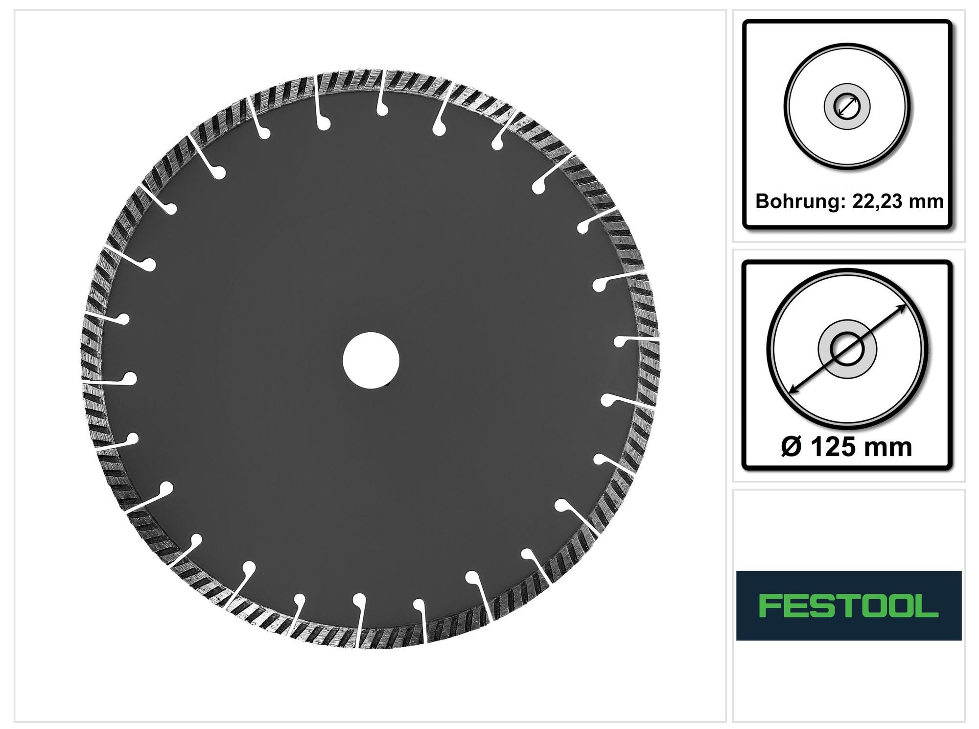 FESTOOL Diamanttrennscheibe ALL-D 125 PREMIUM Diamanttrennscheibe (769154)