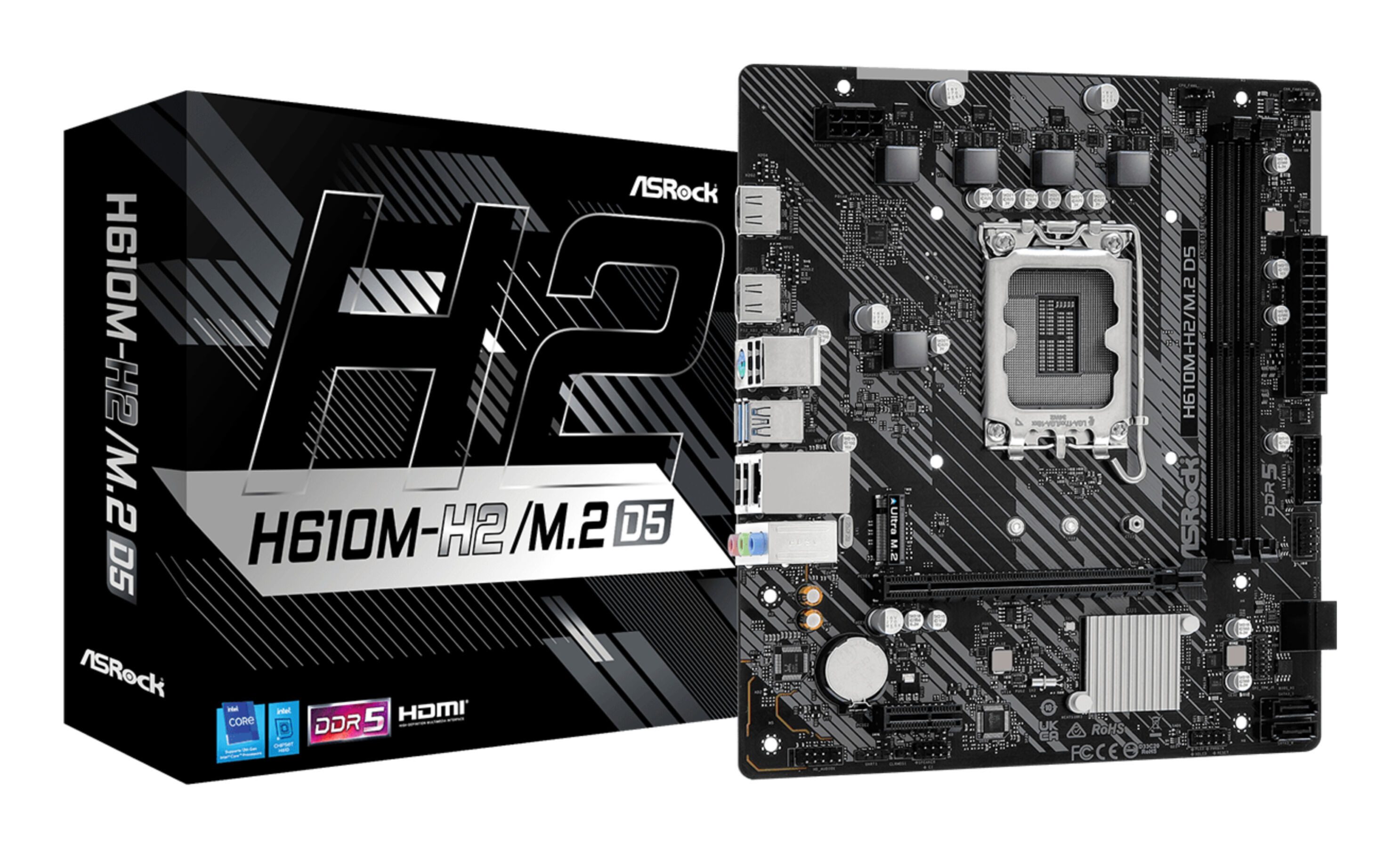 Asrock H610M-H2/M.2 D5 Mainboard