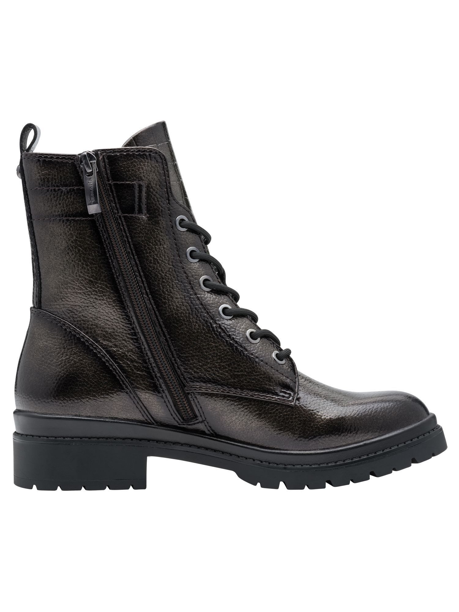 Tamaris Removable Sock, rem.sock/TOUCHI mit Absatz Schnürstiefelette Removable Sock