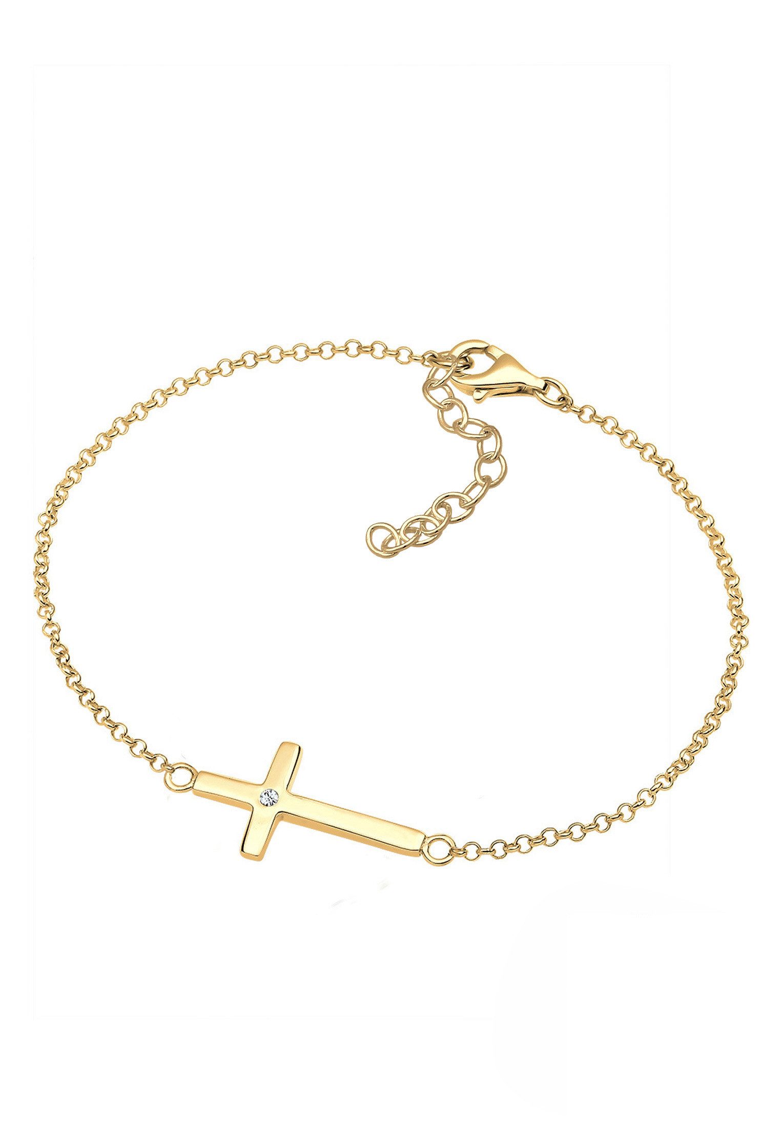 Elli Armband Kreuz Kristalle 925 Sterling günstig online kaufen