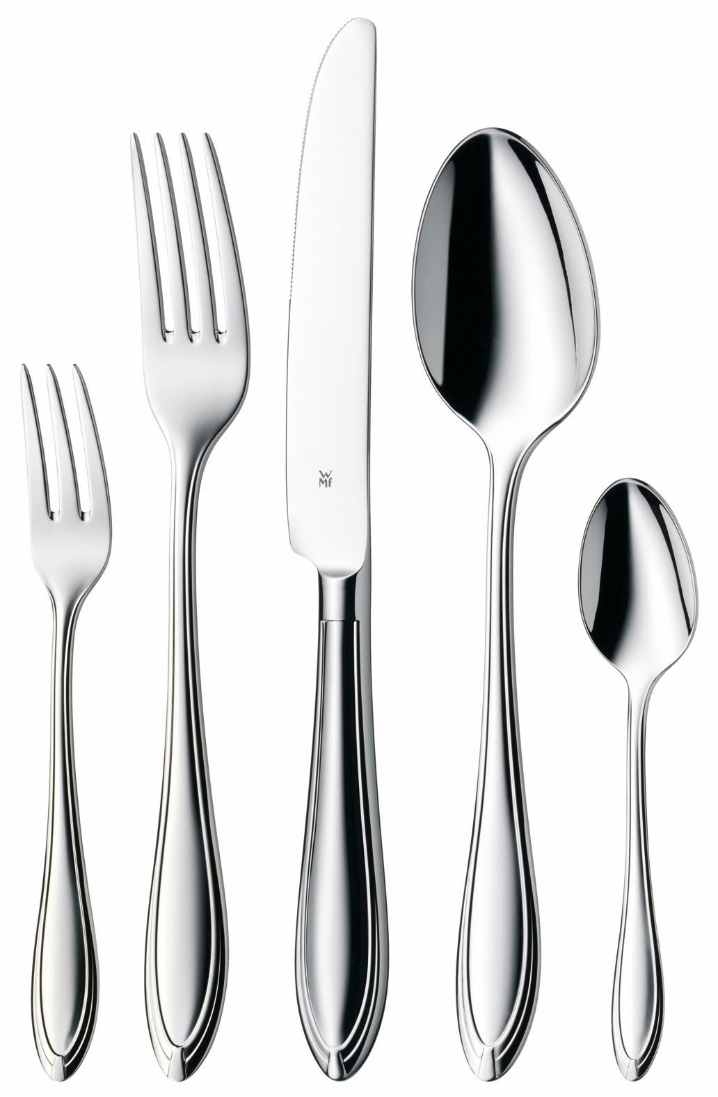 WMF Besteck-Set Verona (30-tlg), 6 Personen, Cromargan® Edelstahl Rostfrei 18/10, poliert