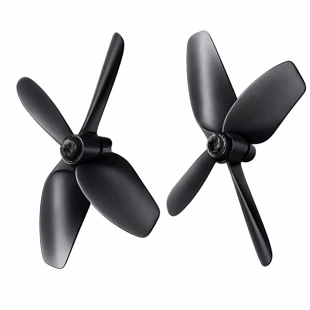 Goldstern-Tech RC-Quadrocopter (Drohne mit 12,5-cm HD-Display-Fernsteuerung, komplett geschütztem Propellerdesign), Dualkamera mit 90° Winkel & 50x Zoom, Optical-Flow, Brushless-Motoren