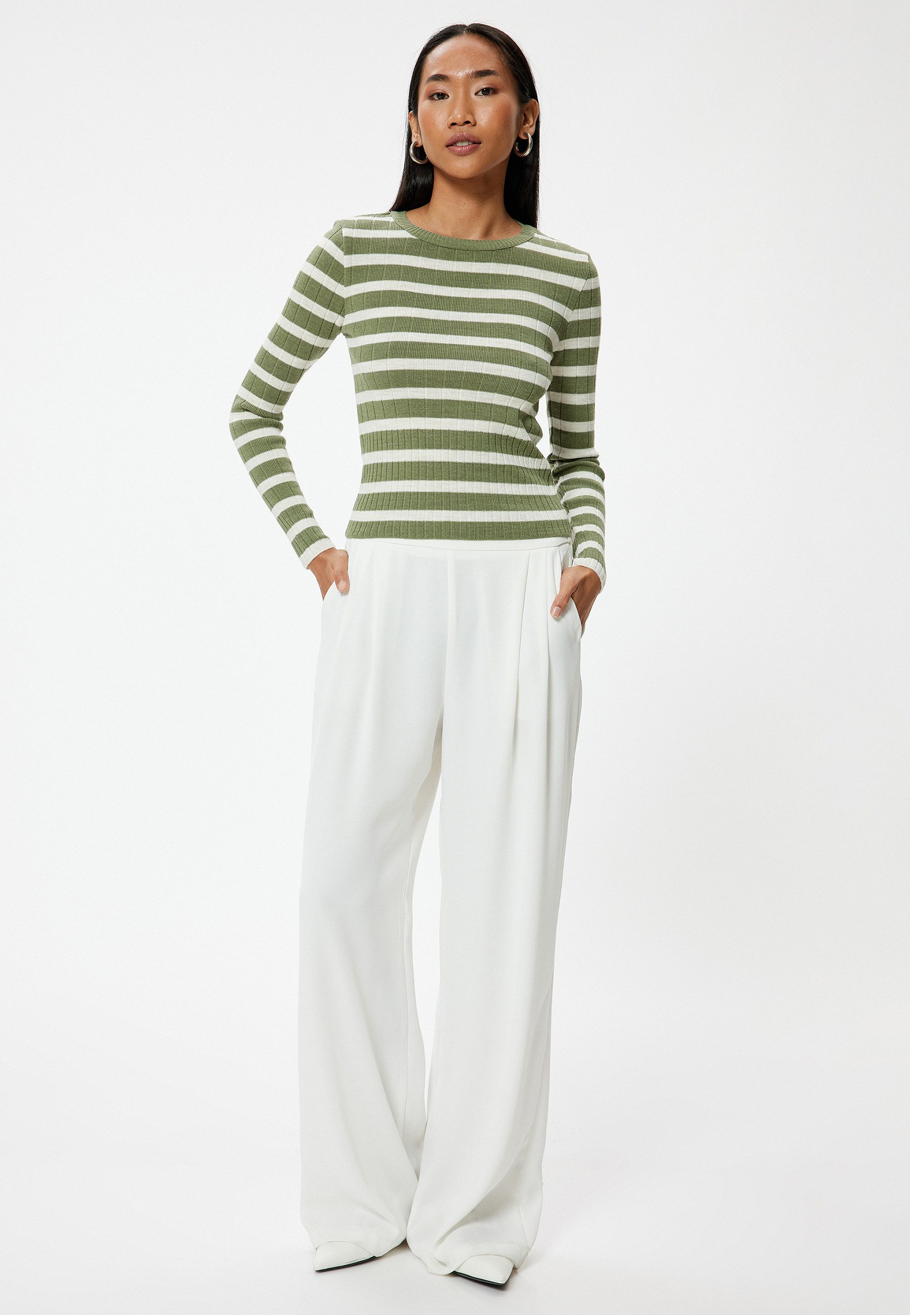 Koton Rundhalspullover Rundhalsausschnitt Regular günstig online kaufen