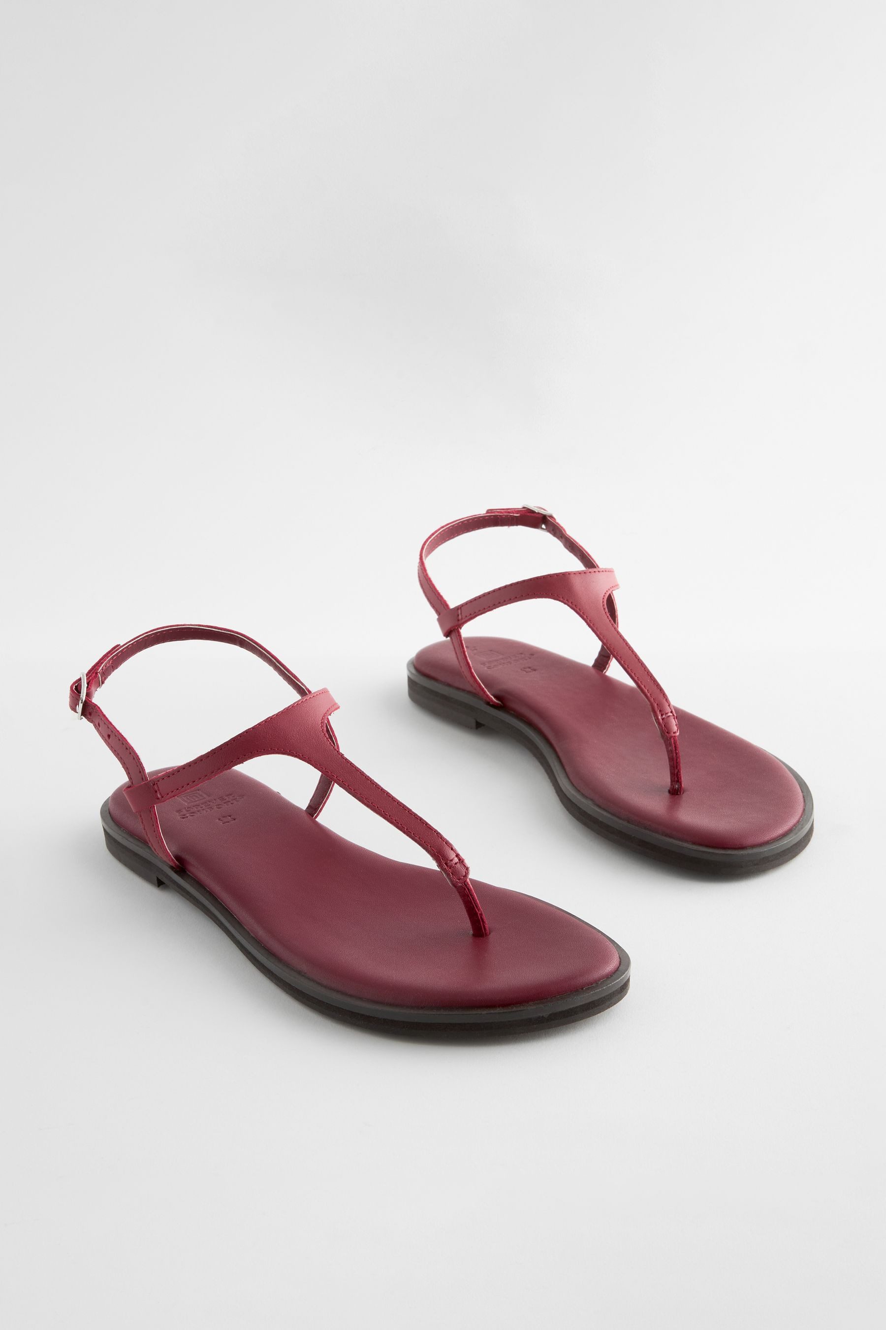 Next Forever Comfort® Zehentrenner-Slingbacks aus Leder günstig online kaufen