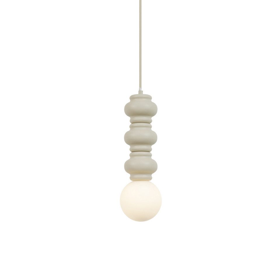 Qazqa Pendelleuchte Fedde, ohne Leuchtmittel, Extra-Warmweiß, QAZQA Hängeleuchte, g9, Beige, Stahl, Retro