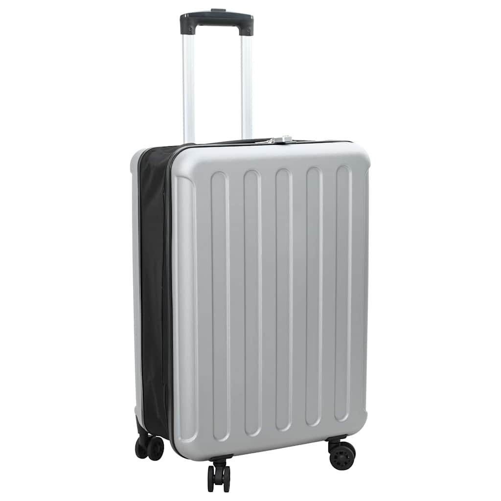 vidaXL Trolley Валізи mit Schloss Silber 43 x 27 x 66 cm ABS Kunststoff