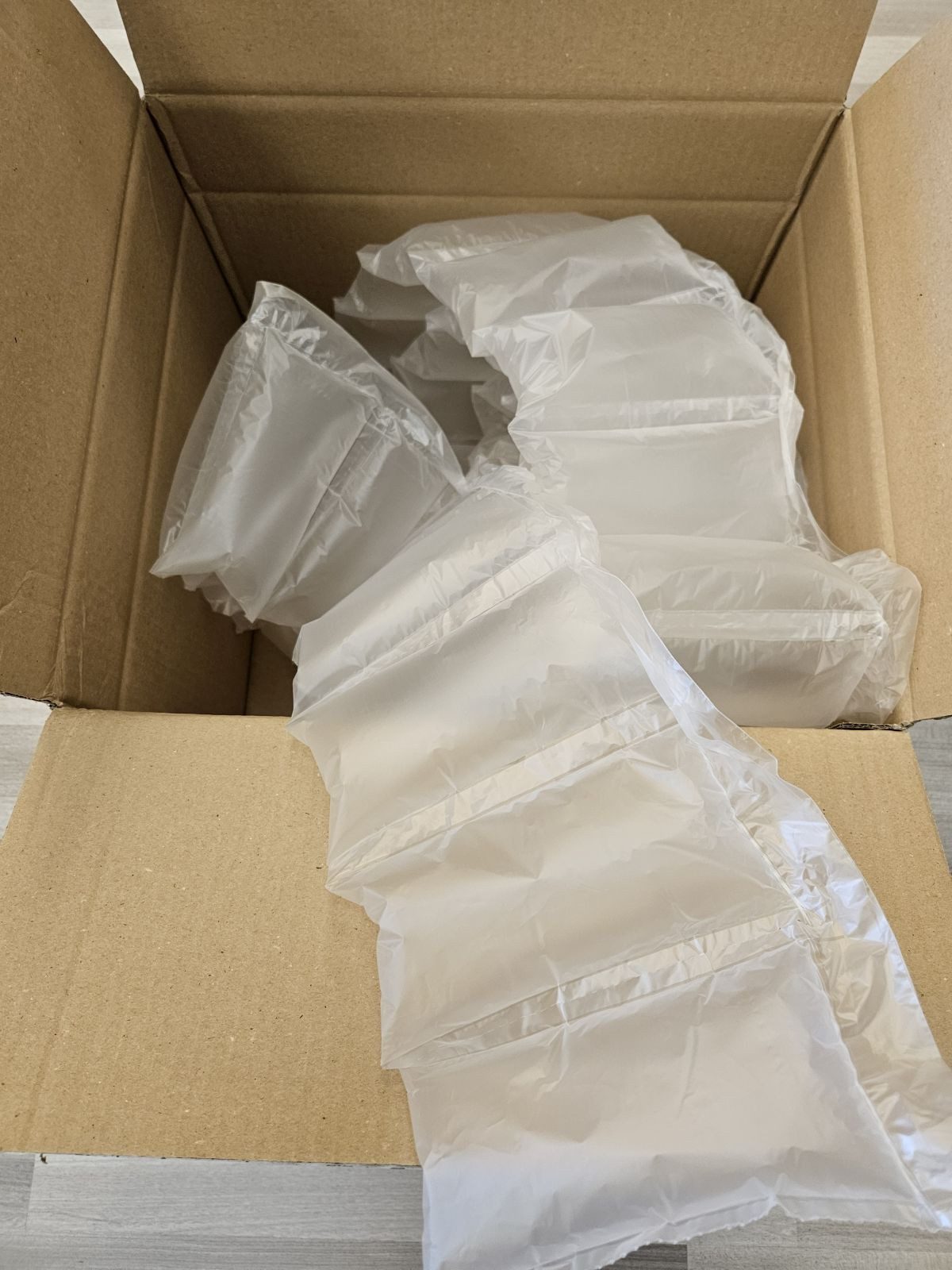 Lobwerk Schutzfolie Luftpolsterkissen gefüllt 100x200 mm 50 Stück Verpackung Wasserfest Fü