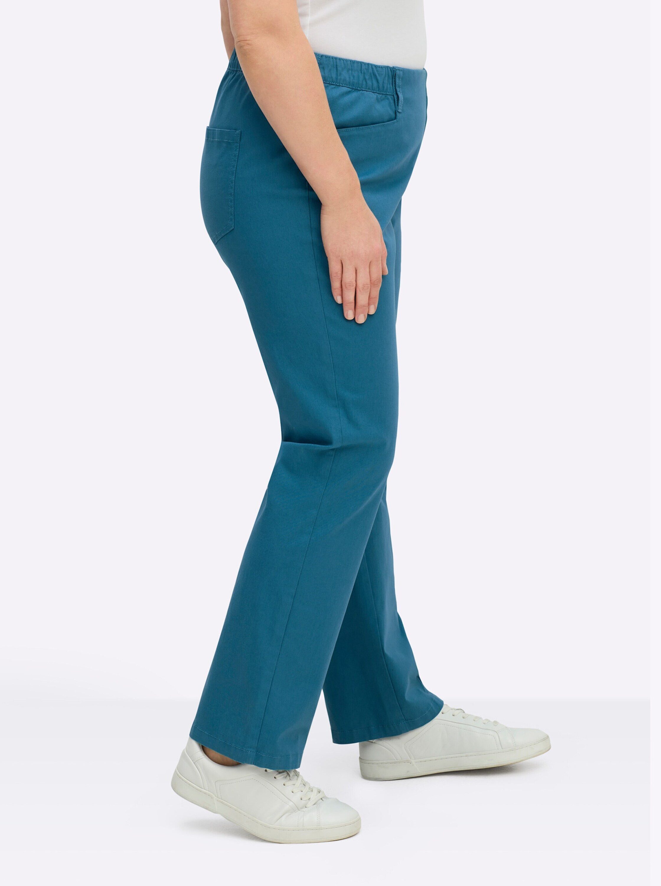 Sheego Jerseyhose Twill-Hose