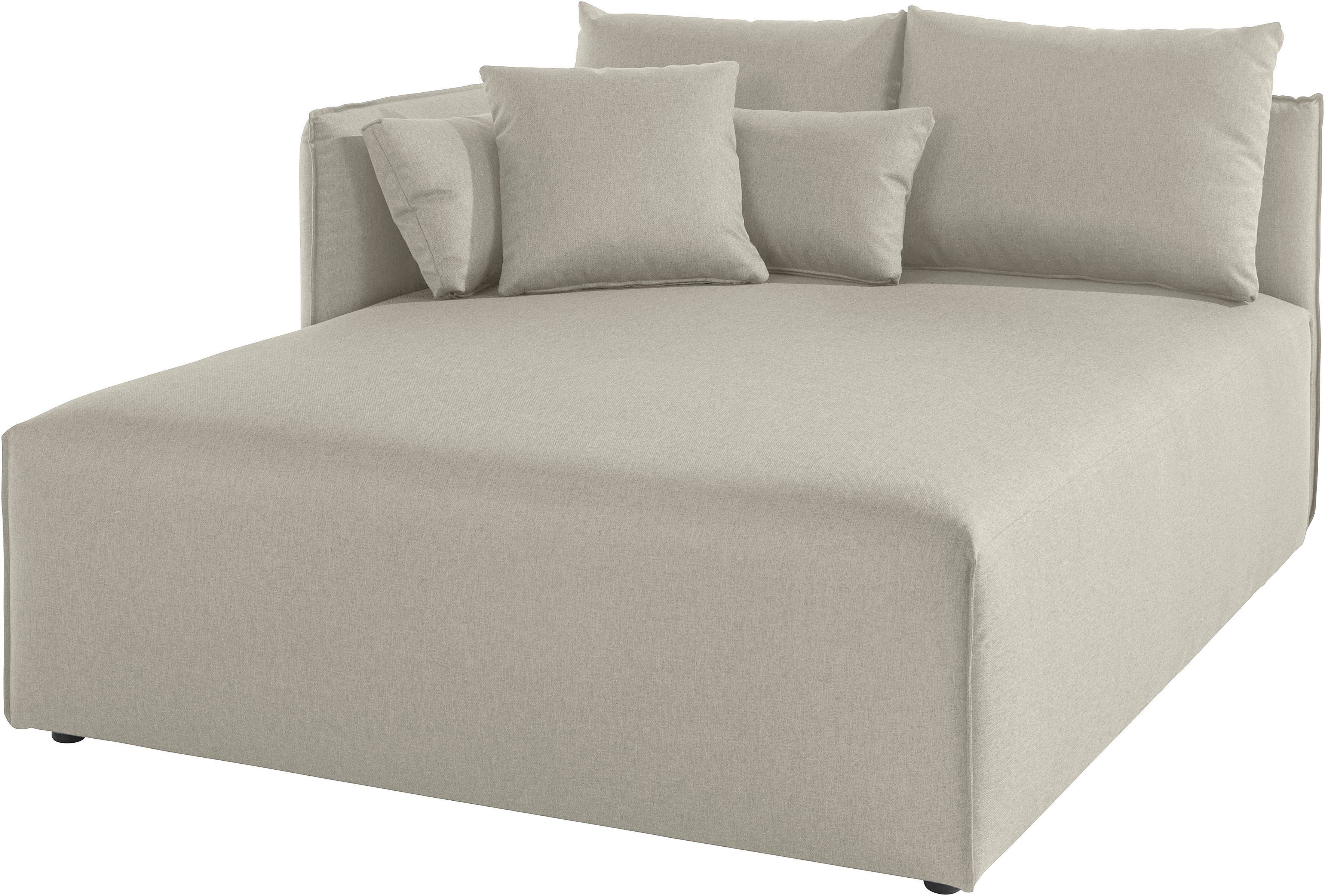 OTTO home Ottomane Nöre, Lounge-Modul - zum eigenen Zusammenstellen, Breite 138cm, Tiefe 168cm