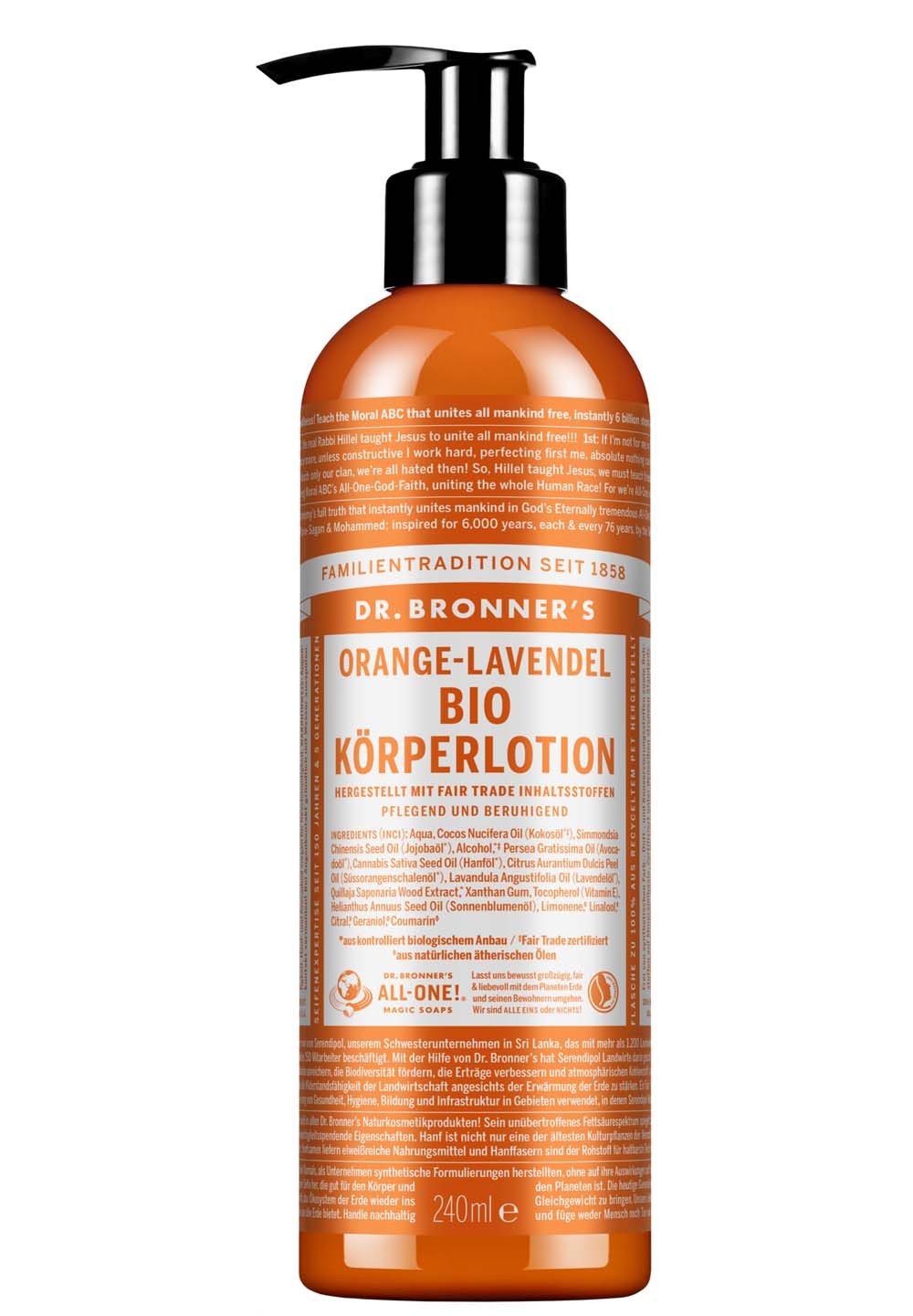 Körperlotion Orange-Lavendel