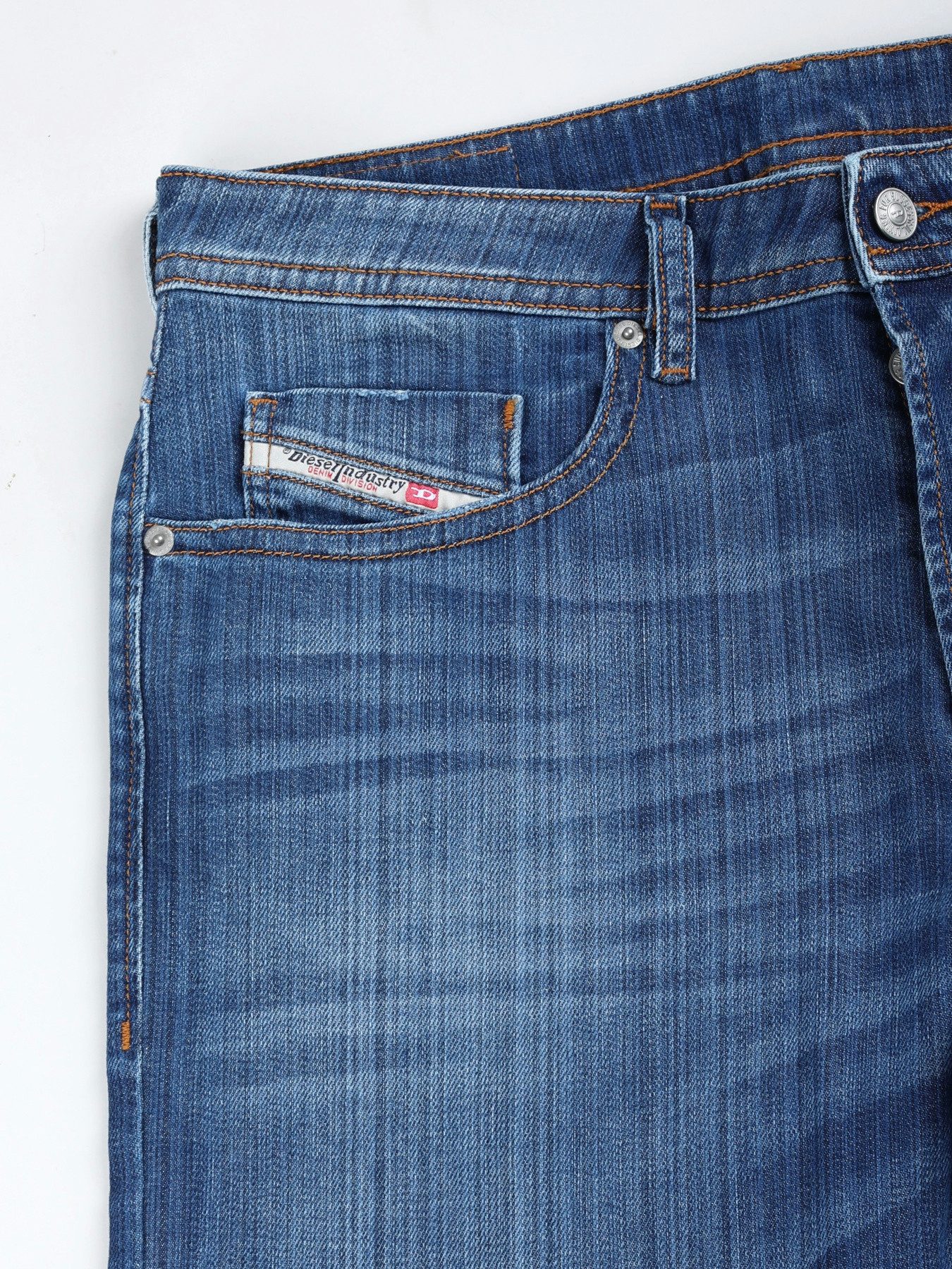 Diesel Tapered-fit-Jeans Regular Fit - BUSTER-X - Länge:32 niedrige Leibhöhe, mittlerer Stretch, Konisch