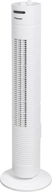bestron Turmventilator mit Schwenkfunktion, Höhe: 75 cm, 50 W, Weiß