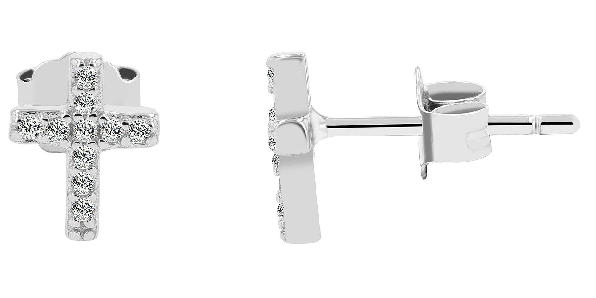 Paar Ohrhänger Ohrringe – Ohrstecker aus 925 Silber