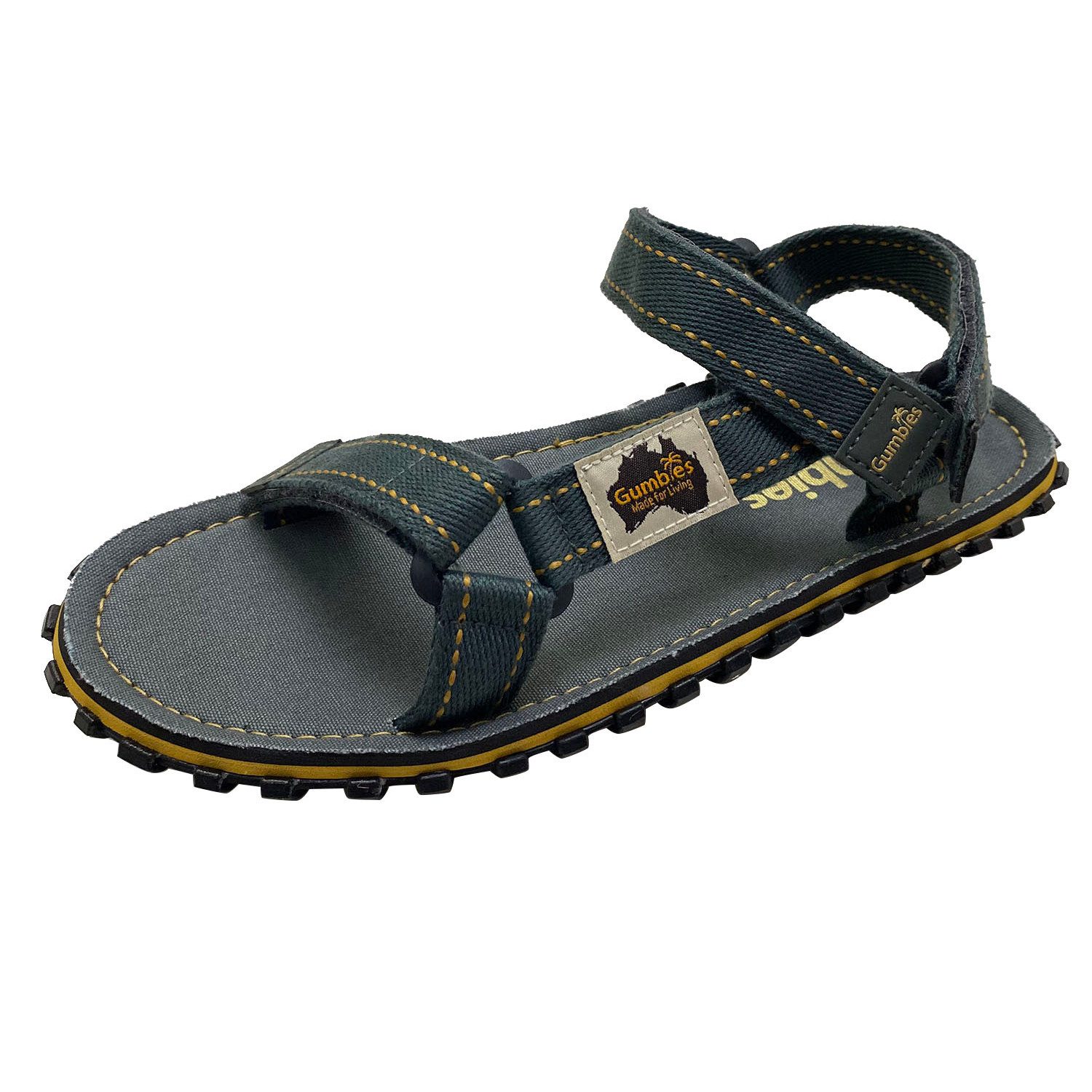 Gumbies Tracker in Grey Sandalette Hergestellt aus recycelten Materialien