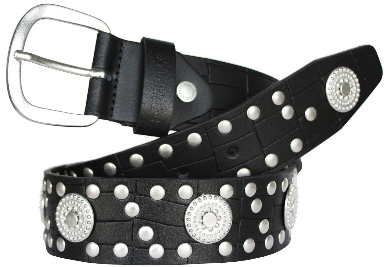 Cipo & Baxx Nietengürtel aufwendig verziert günstig online kaufen