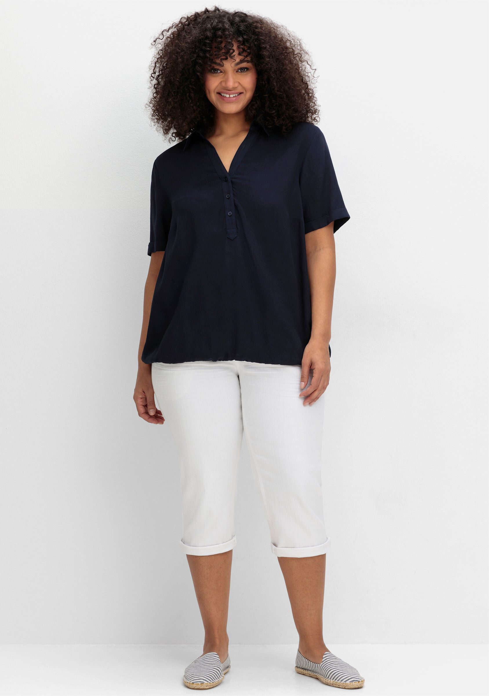 Sheego Klassische Bluse Tunika günstig online kaufen